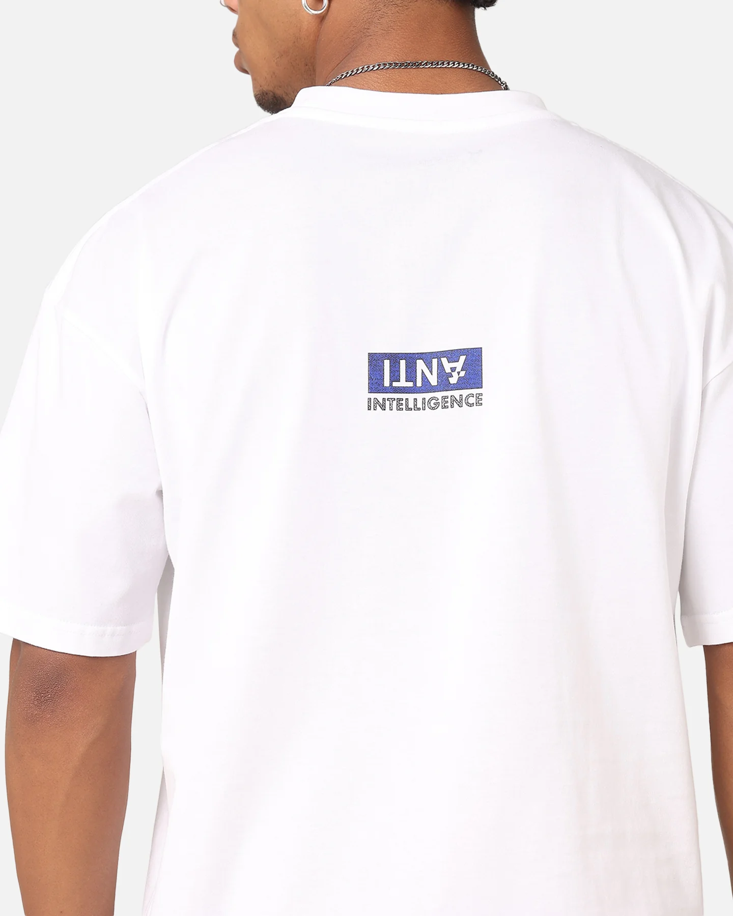 The Anti Order Anti Intelligence Drop T-Shirt White - Image 7