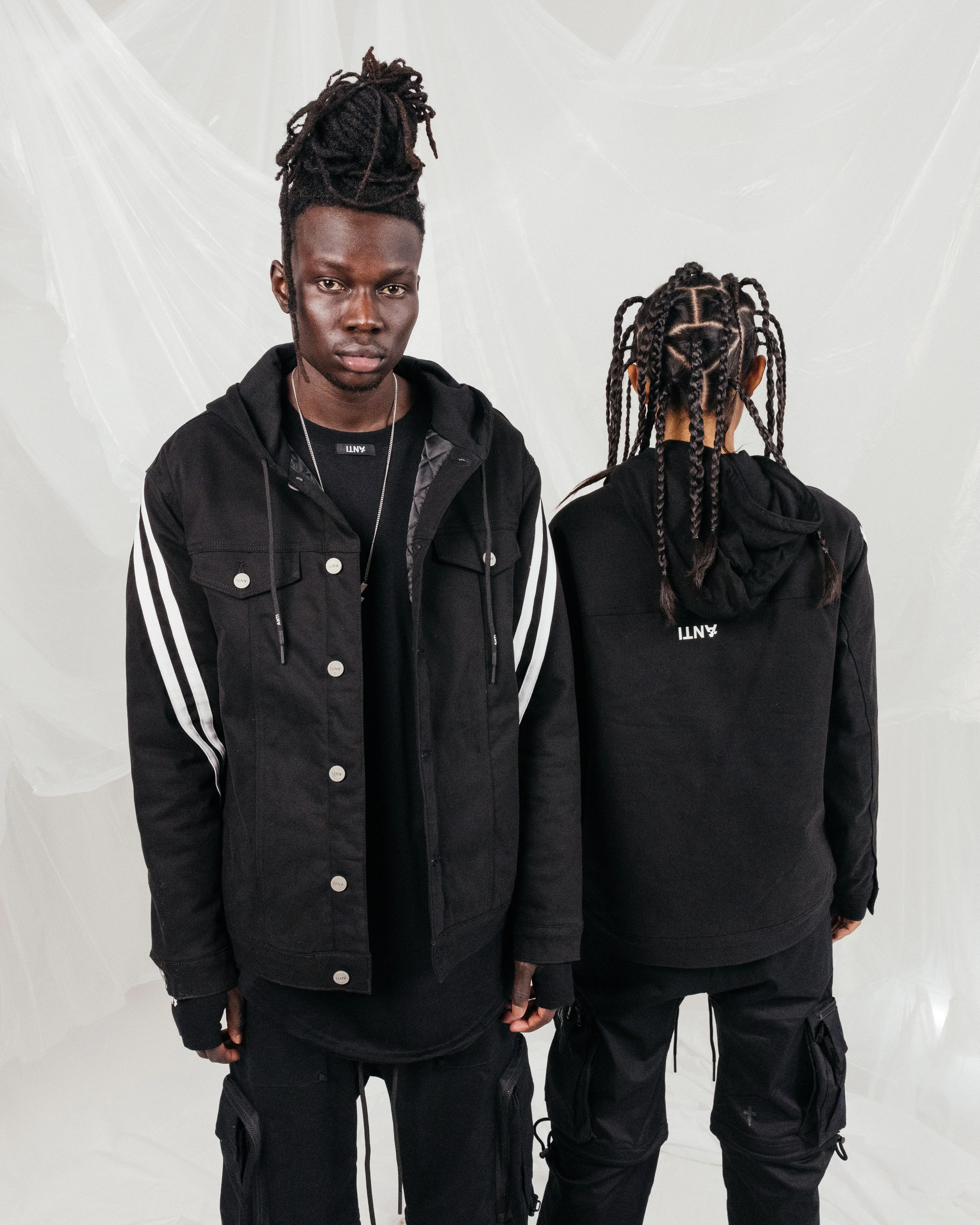 The Anti Order Anti Sport Oversized Jacket Black/White
