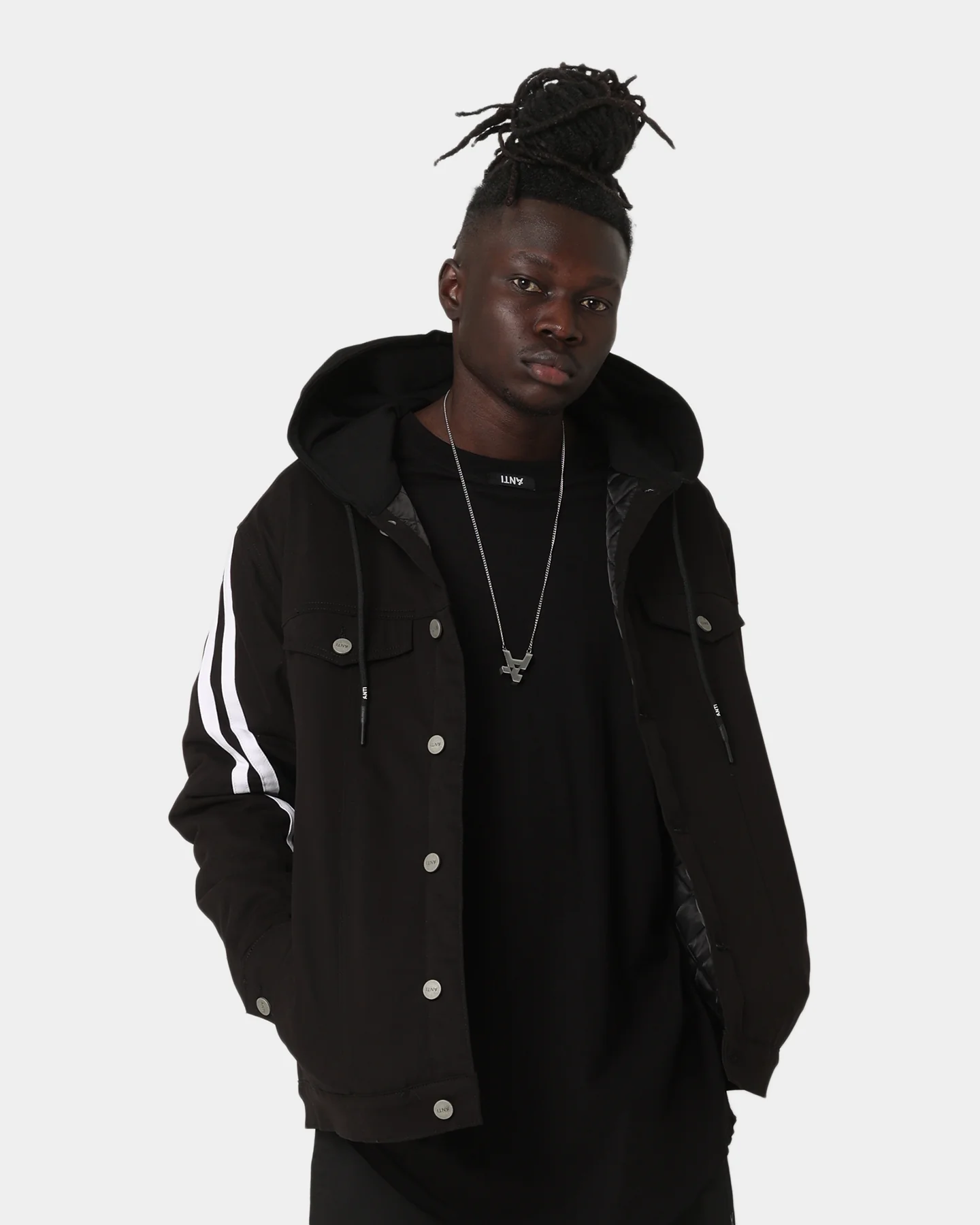 The Anti Order Anti Sport Oversized Jacket Black/White - Image 2