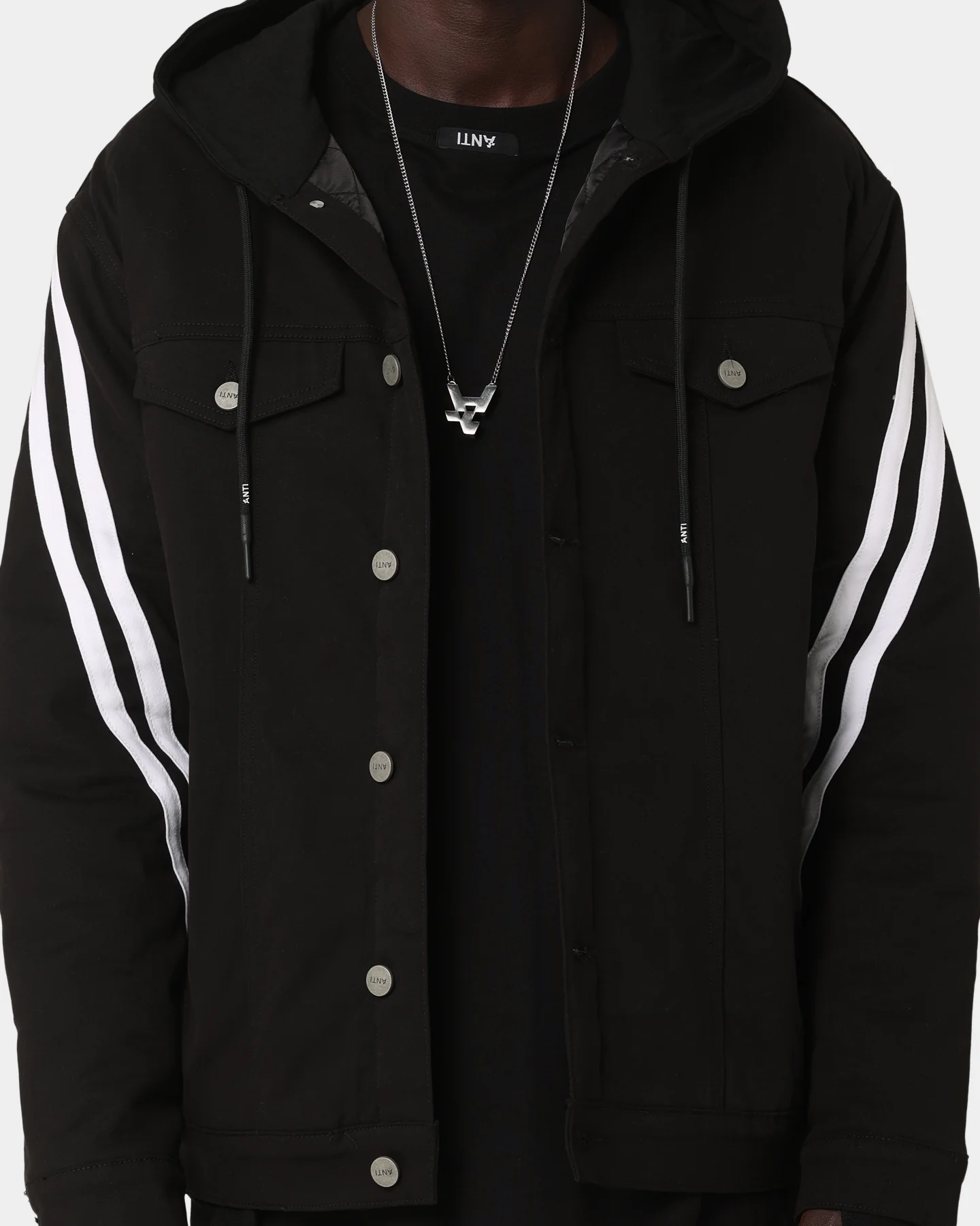 The Anti Order Anti Sport Oversized Jacket Black/White - Image 5