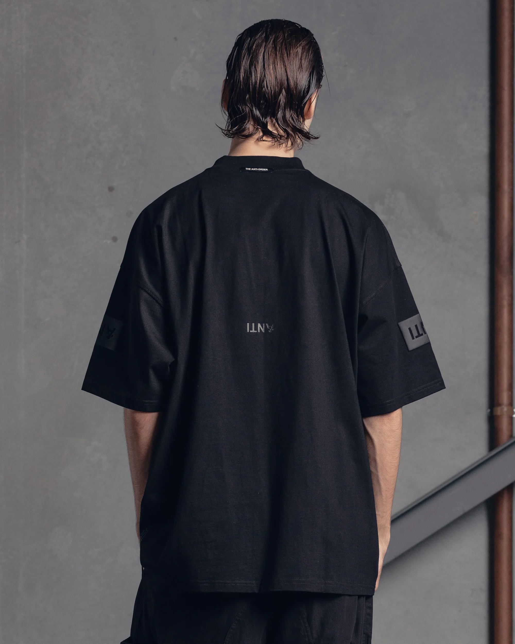 The Anti Order Oversized Box T-Shirt Black/Black - Image 2