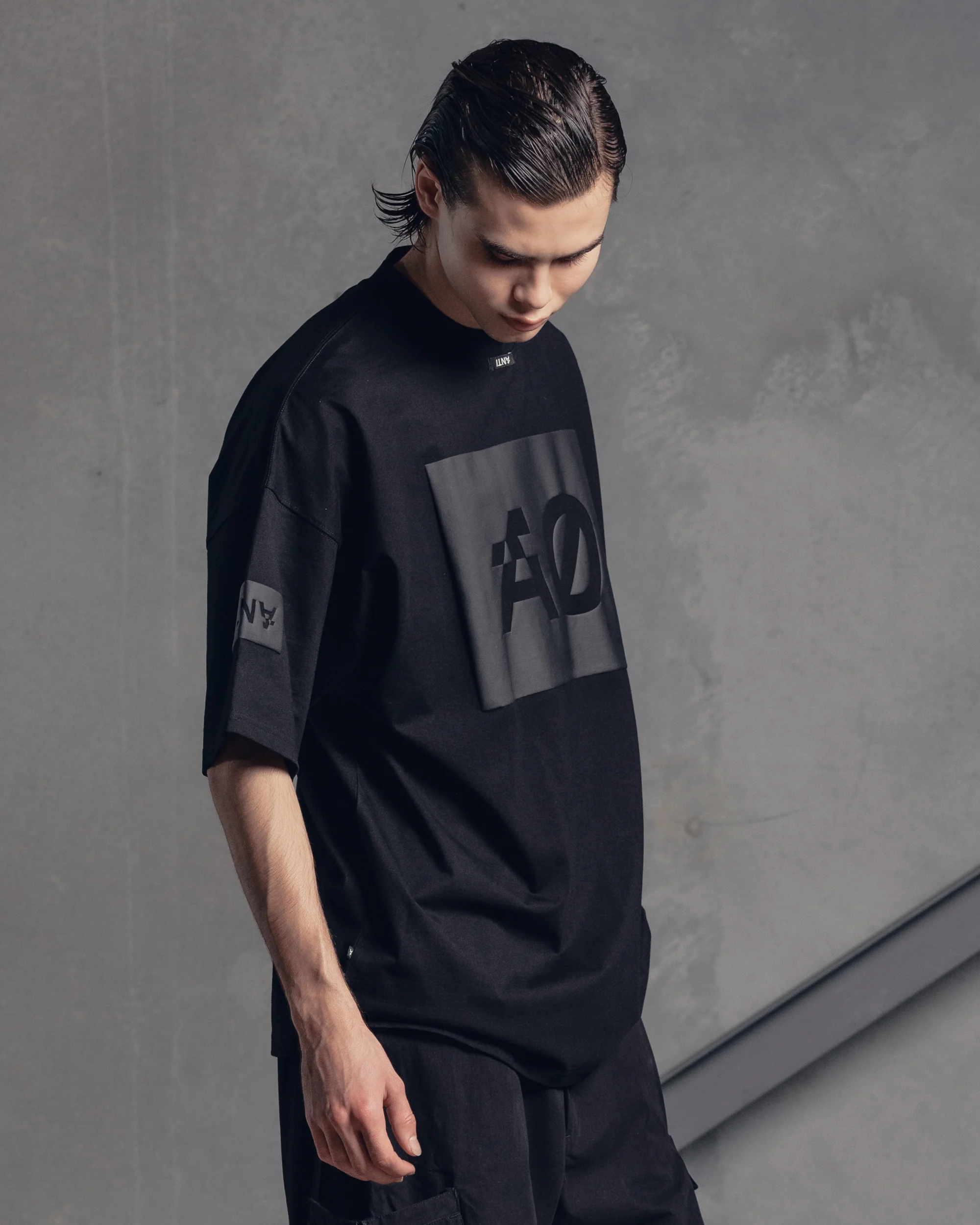 The Anti Order Oversized Box T-Shirt Black/Black - Image 7