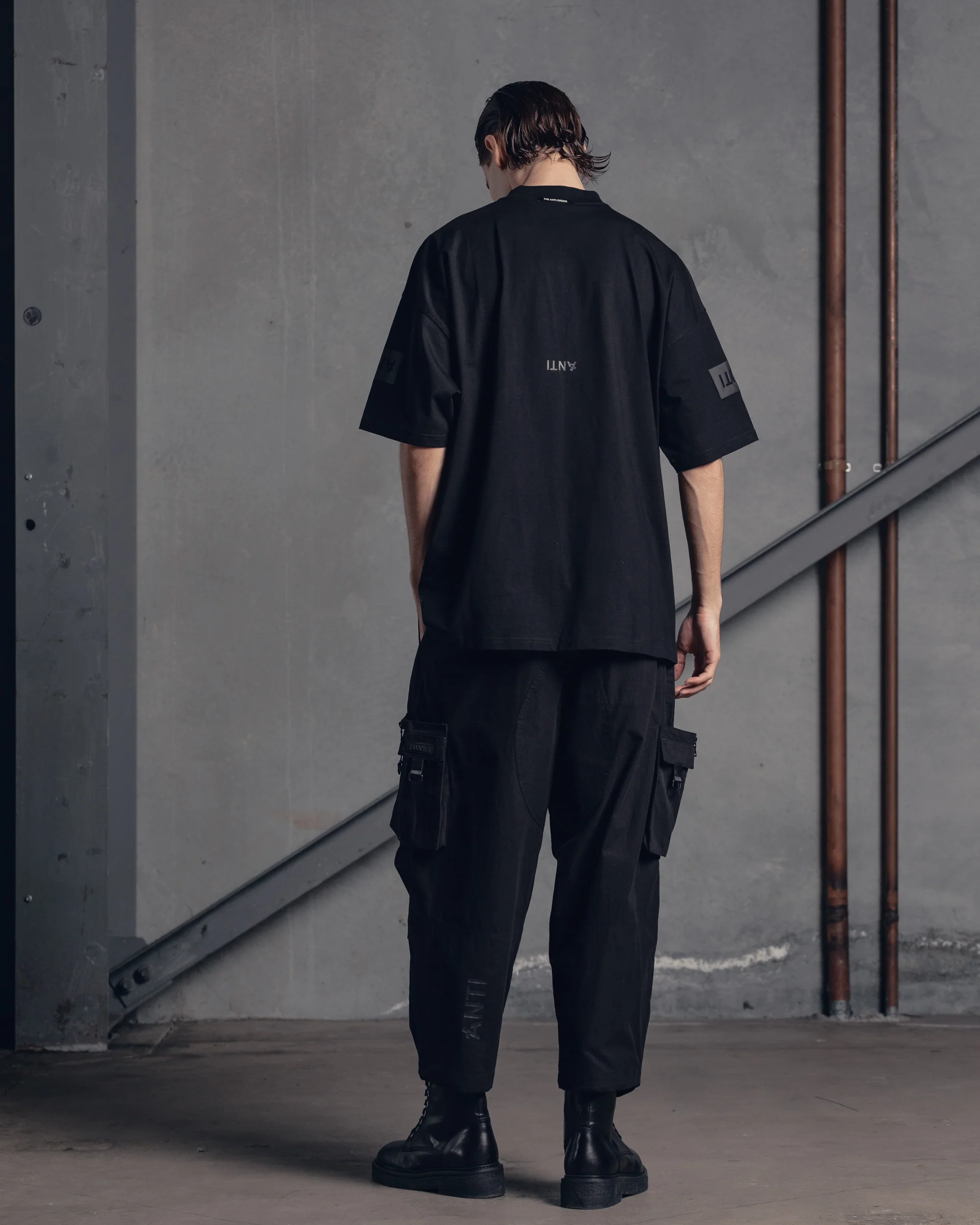 The Anti Order Oversized Box T-Shirt Black/Black - Image 8