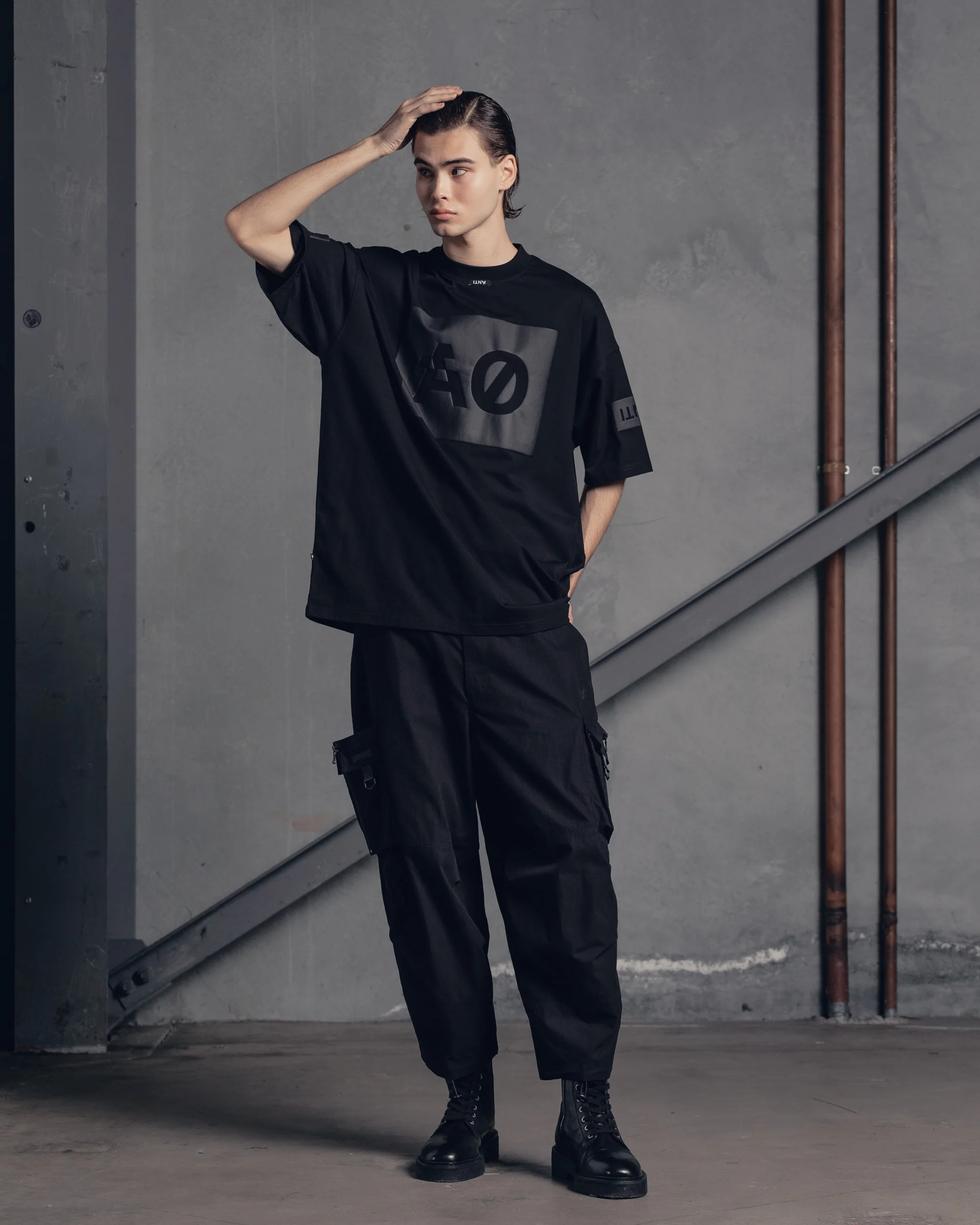 The Anti Order Oversized Box T-Shirt Black/Black - Image 9