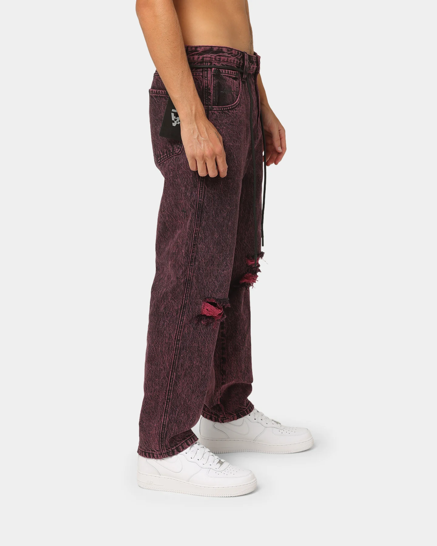 The Anti Order Post Dated Relaxed Jeans Acid Pink - Image 5