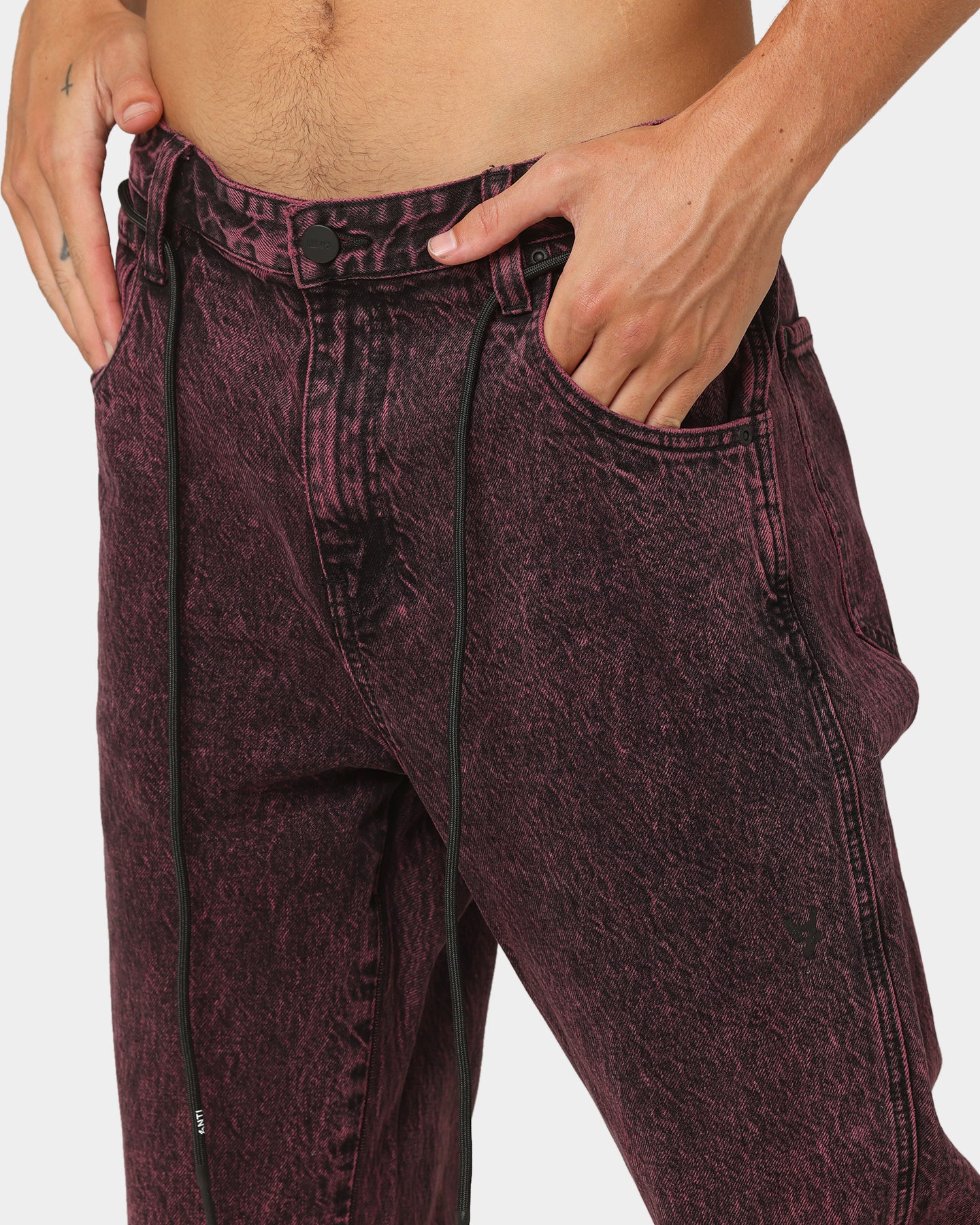 The Anti Order Post Dated Relaxed Jeans Acid Pink - Image 7