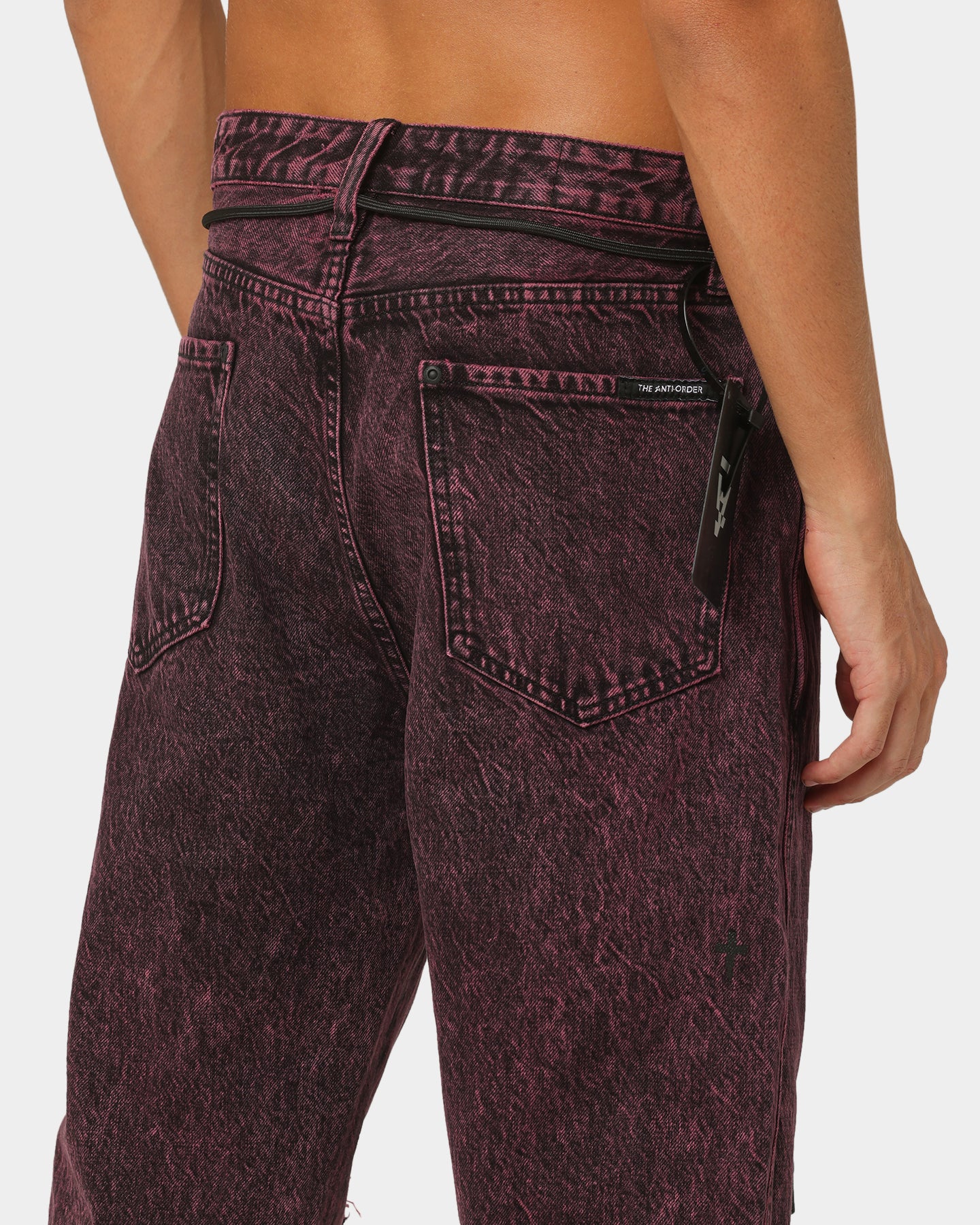 The Anti Order Post Dated Relaxed Jeans Acid Pink - Image 8