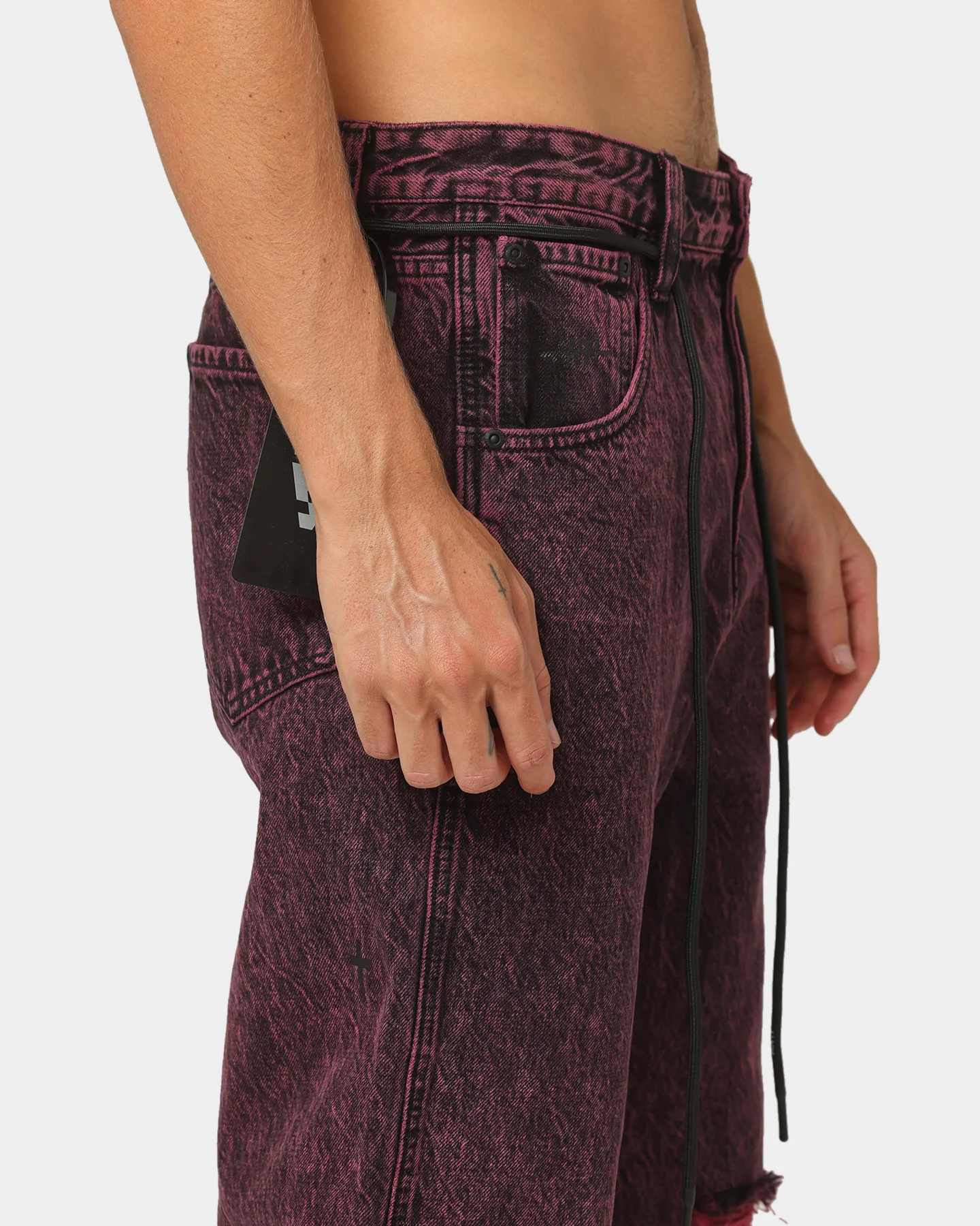 The Anti Order Post Dated Relaxed Jeans Acid Pink - Image 9