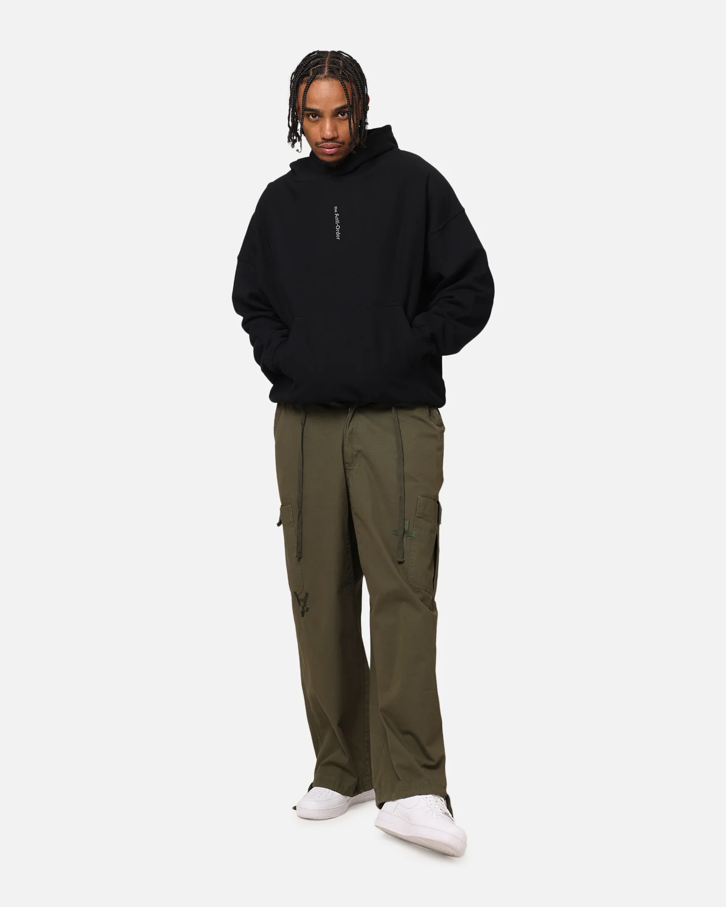 The Anti Order Process Boxy Hoodie Black - Image 2