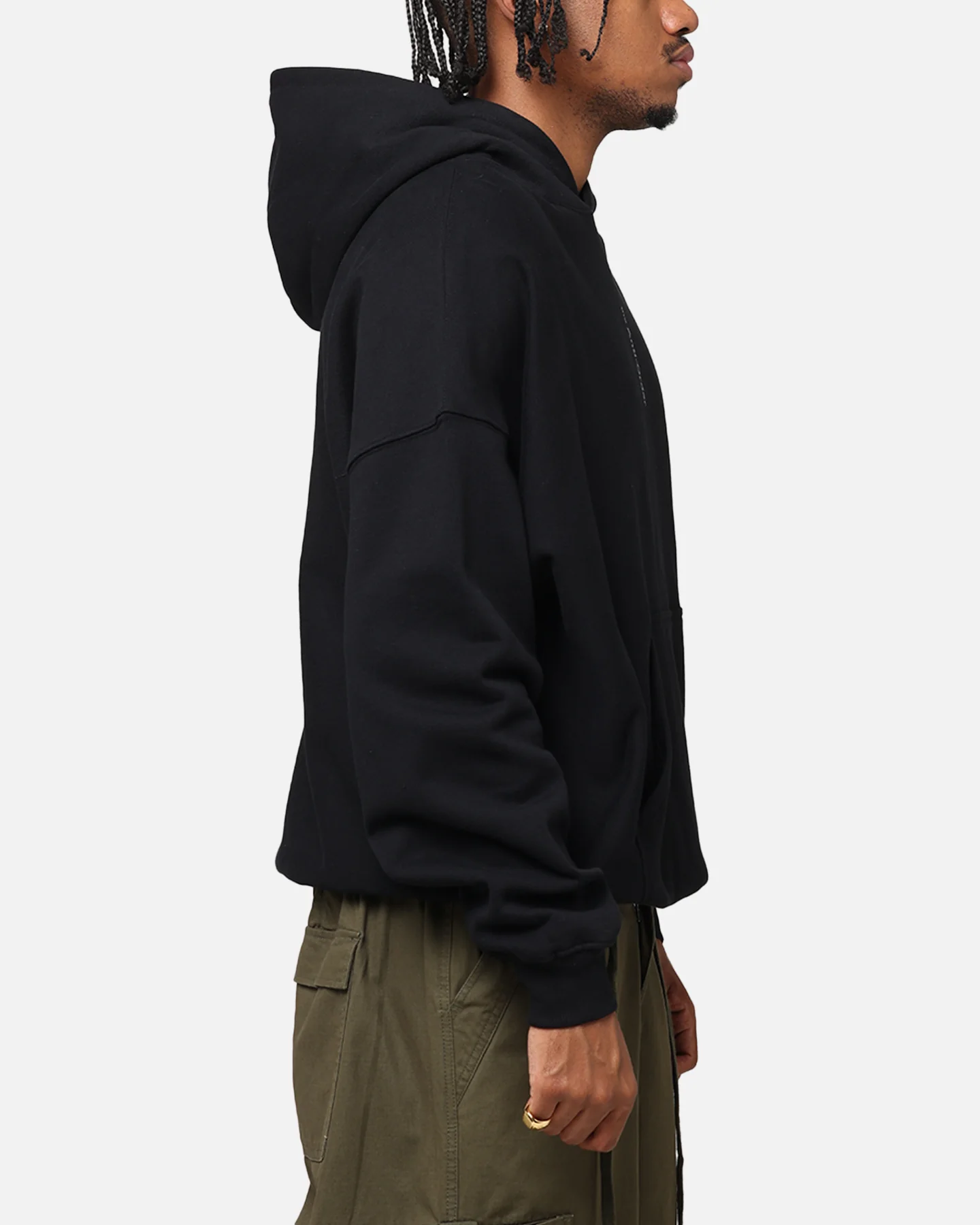 The Anti Order Process Boxy Hoodie Black - Image 4