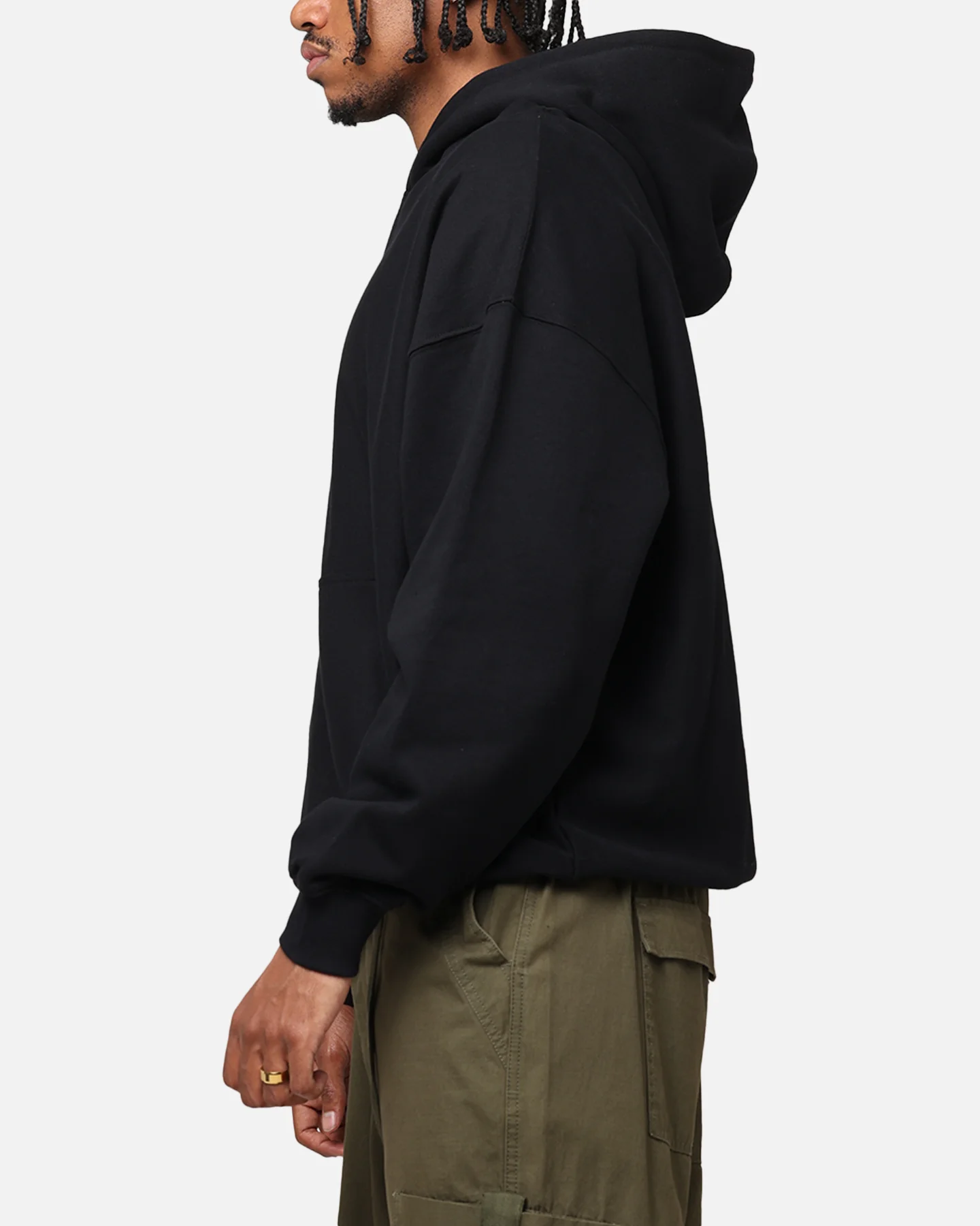 The Anti Order Process Boxy Hoodie Black - Image 5