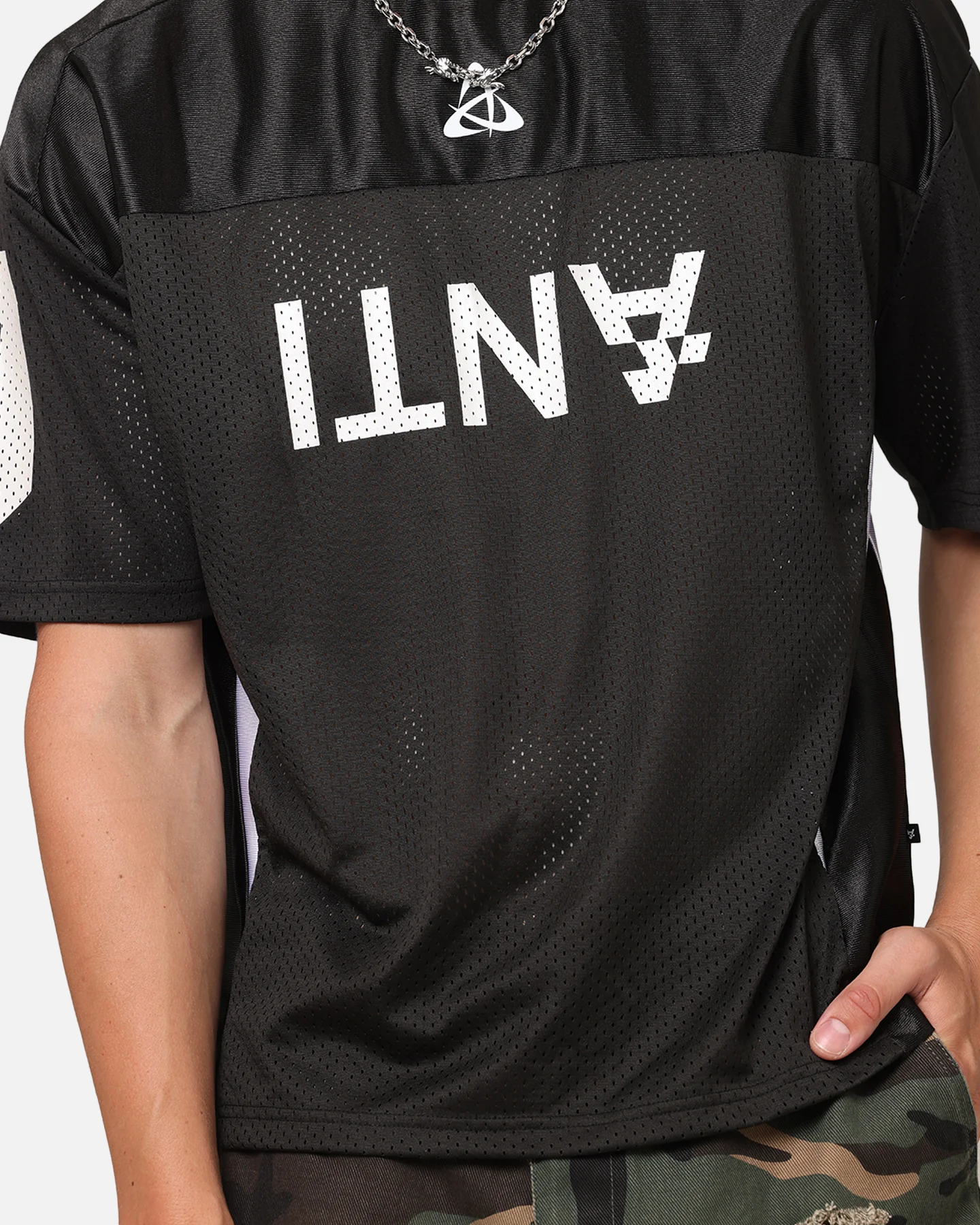 The Anti Order Sparta Mesh Team Jersey Black/White - Image 8