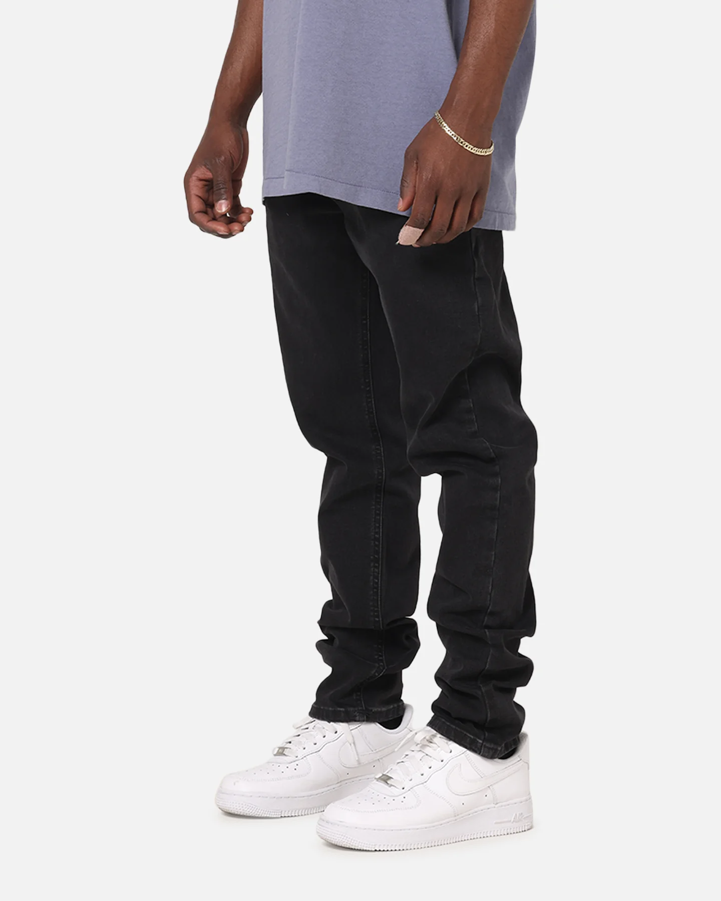 Tommy Jeans Austin Slim Tapered Jeans Washed Black Denim - Image 6