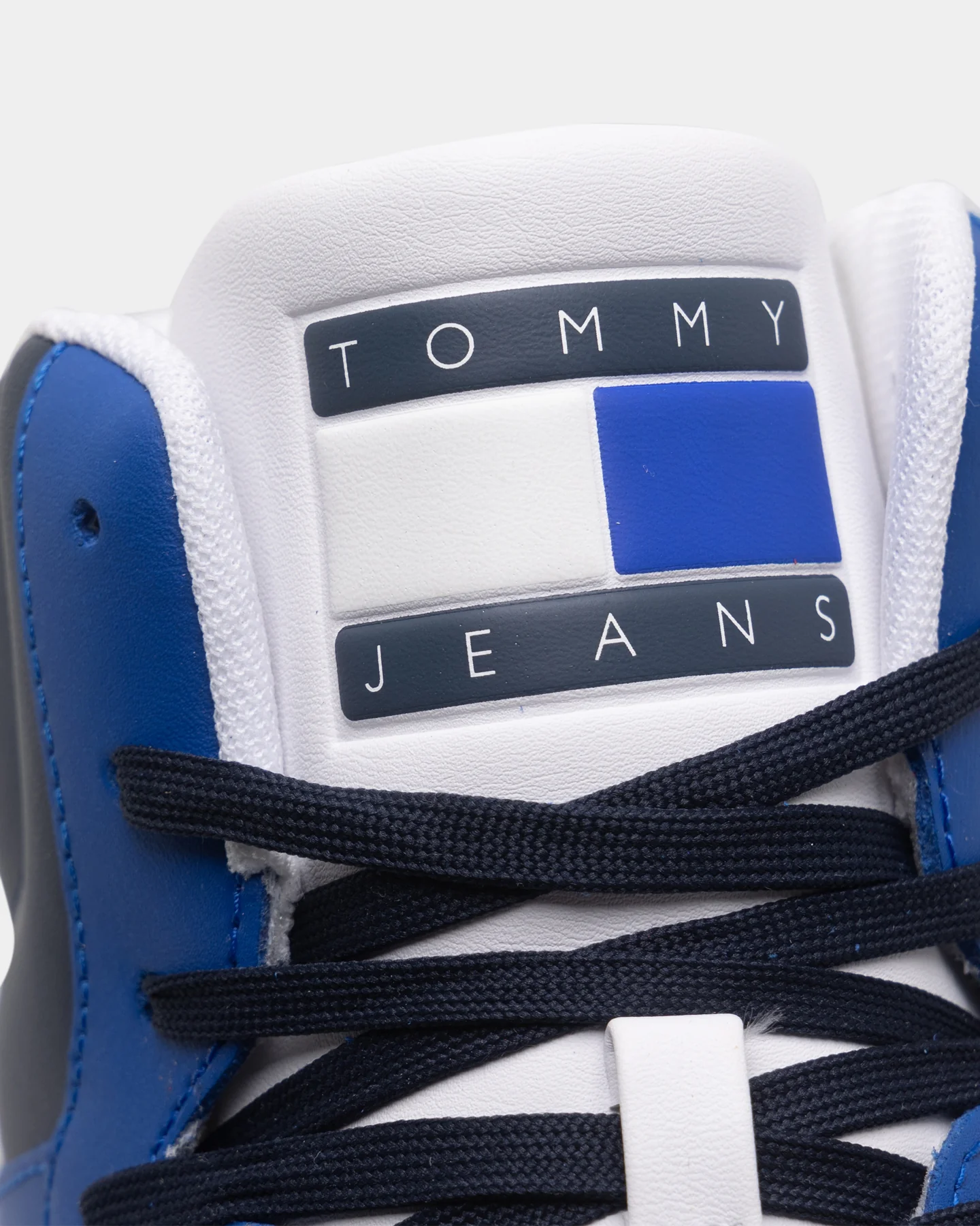 Tommy Jeans Mid Cut Basketball Trainers Ultra Blue - Image 6