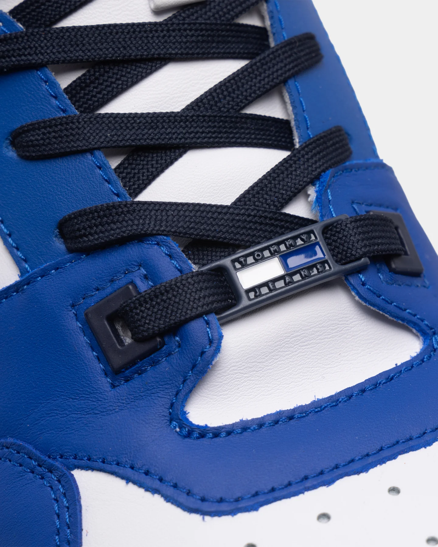 Tommy Jeans Mid Cut Basketball Trainers Ultra Blue - Image 7