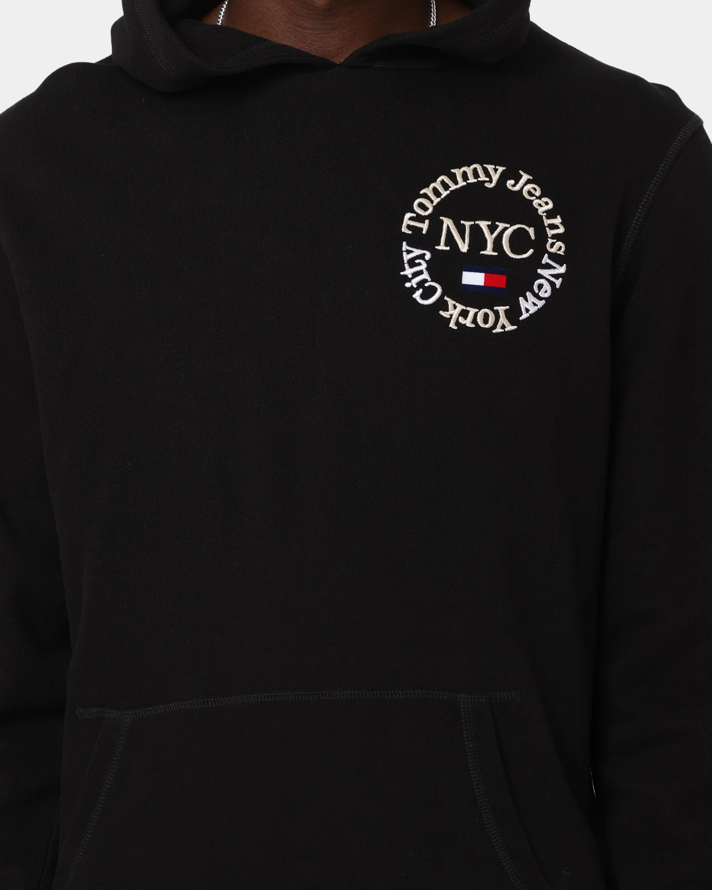 Tommy Jeans TJM Timeless Circle Hoodie Black - Image 3