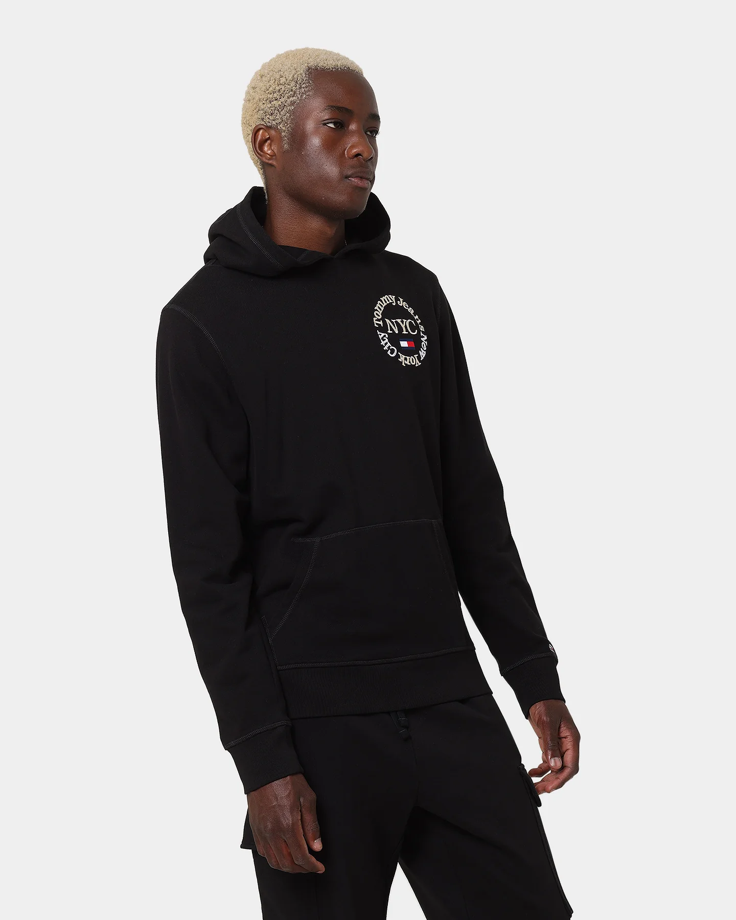 Tommy Jeans TJM Timeless Circle Hoodie Black - Image 5