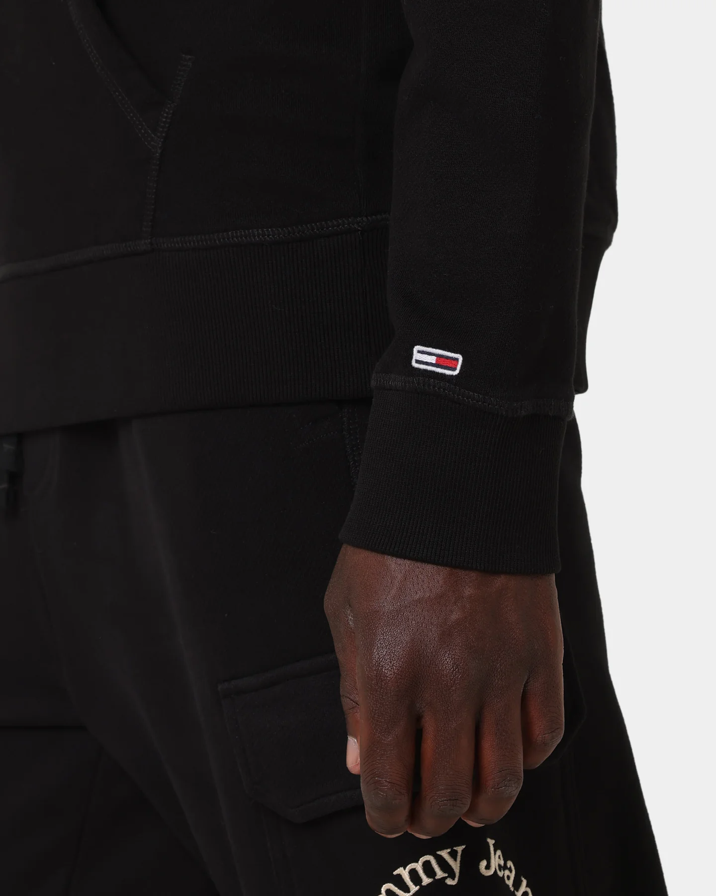 Tommy Jeans TJM Timeless Circle Hoodie Black - Image 7