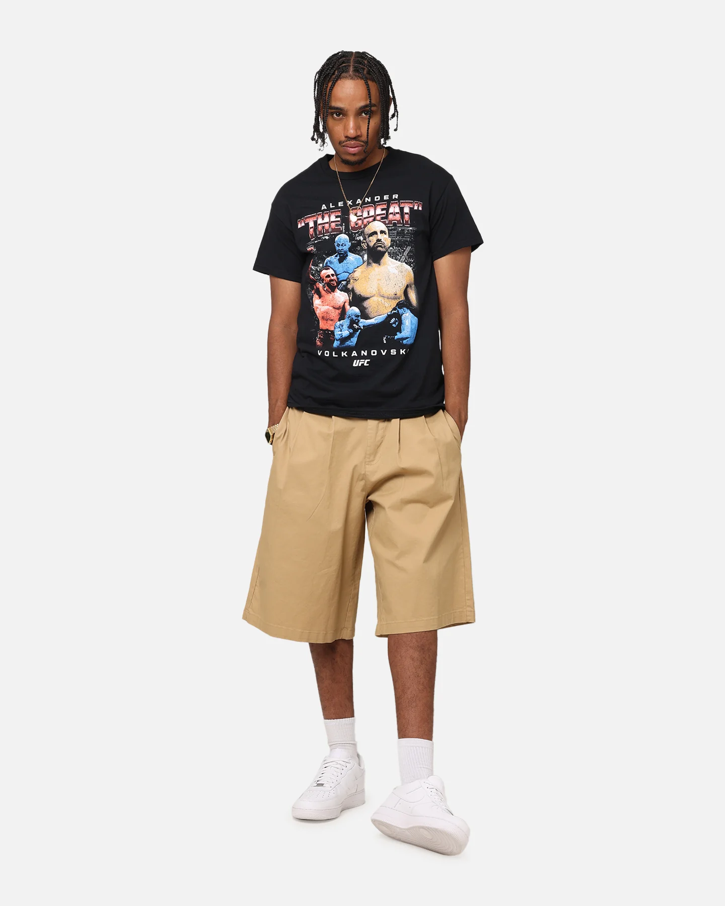 UFC By Goat Crew Alexander The Great T-Shirt Black - Image 2