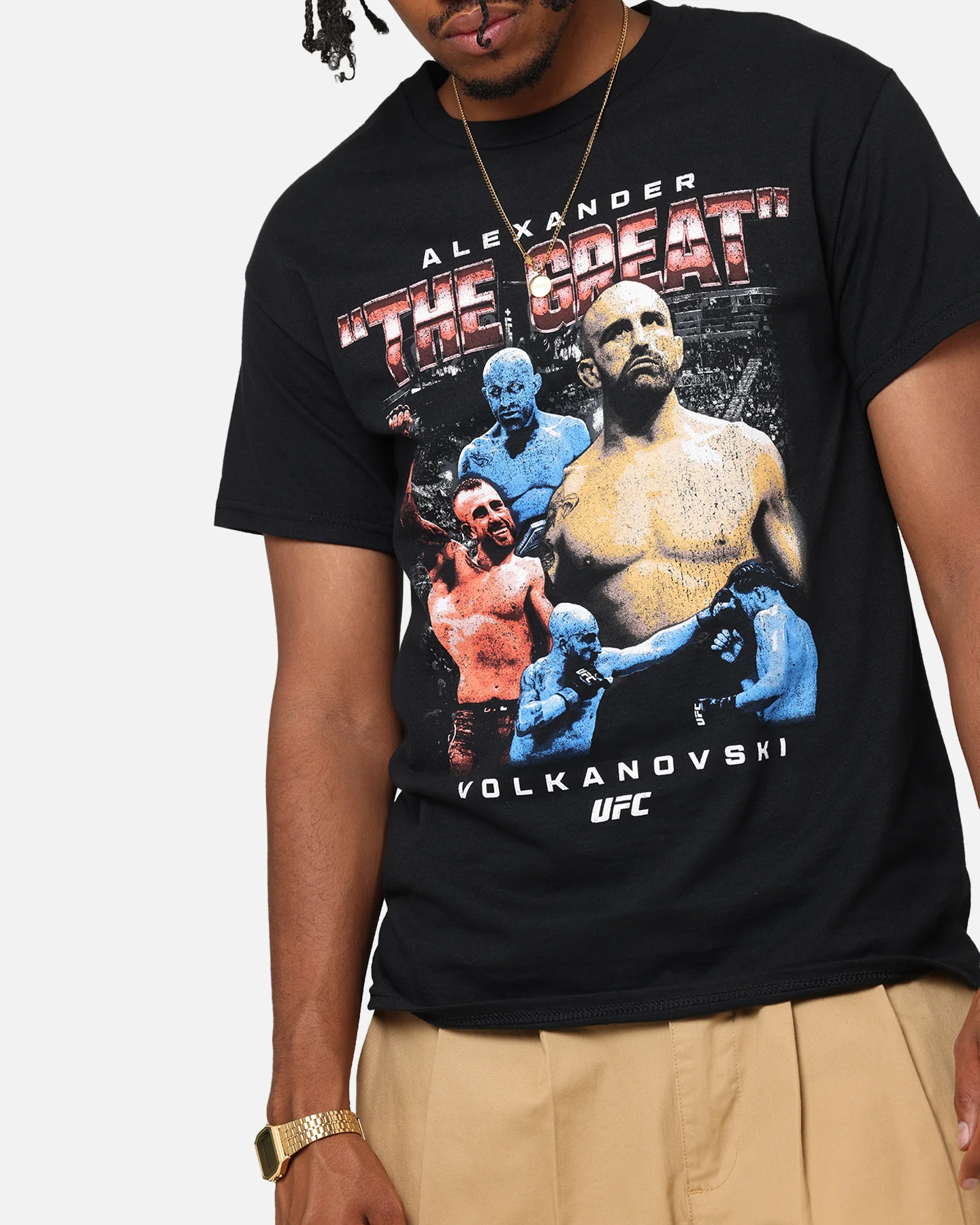 UFC By Goat Crew Alexander The Great T-Shirt Black - Image 6