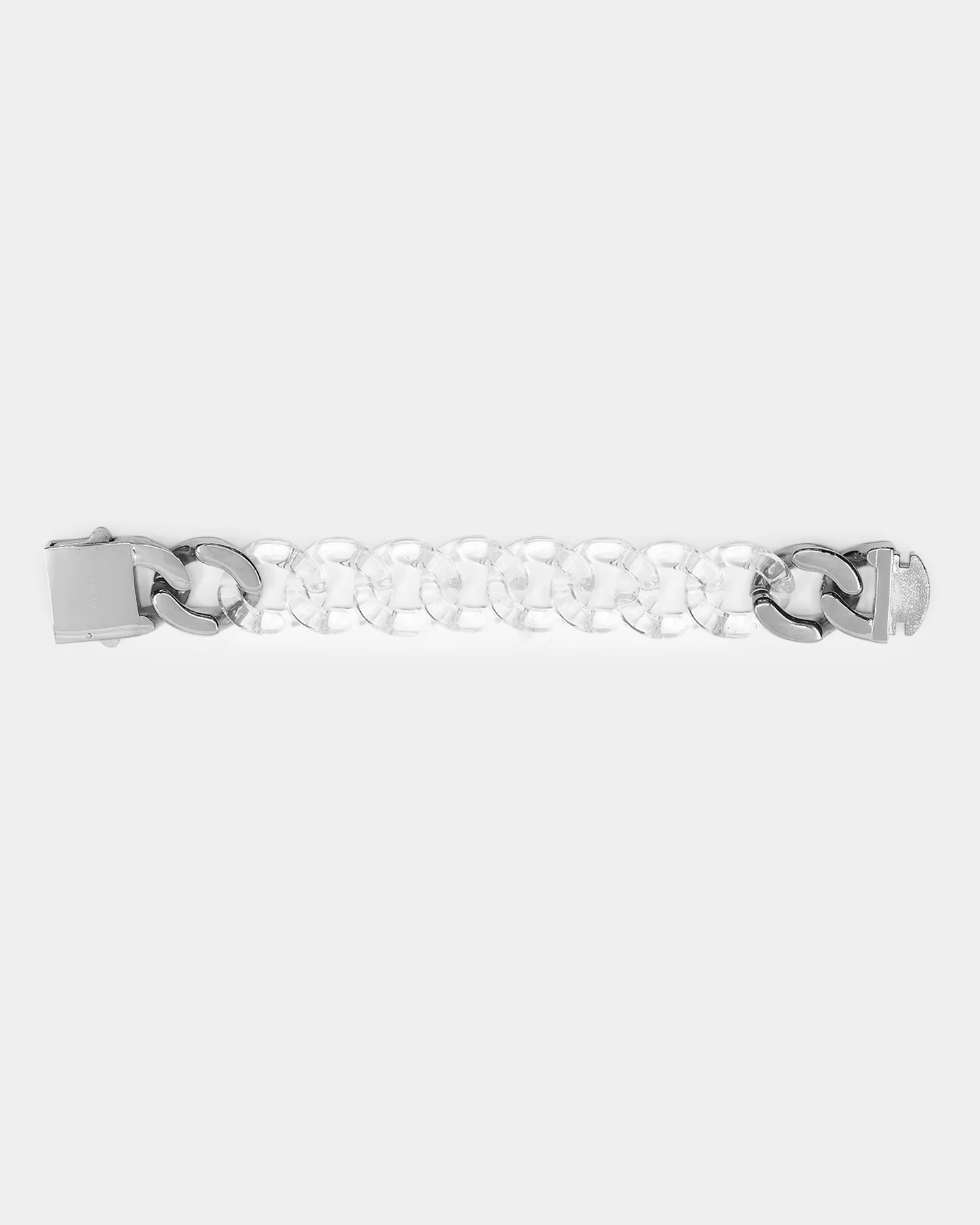 Vitaly Unisex Static Bracelet Clear/Stainless Steel - Image 5