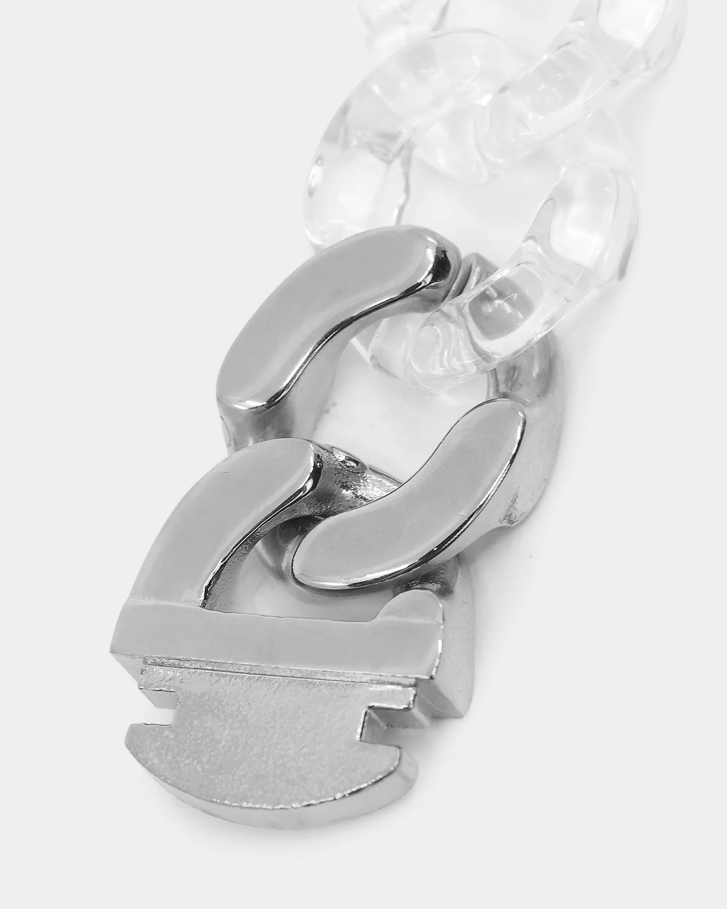 Vitaly Unisex Static Bracelet Clear/Stainless Steel - Image 7