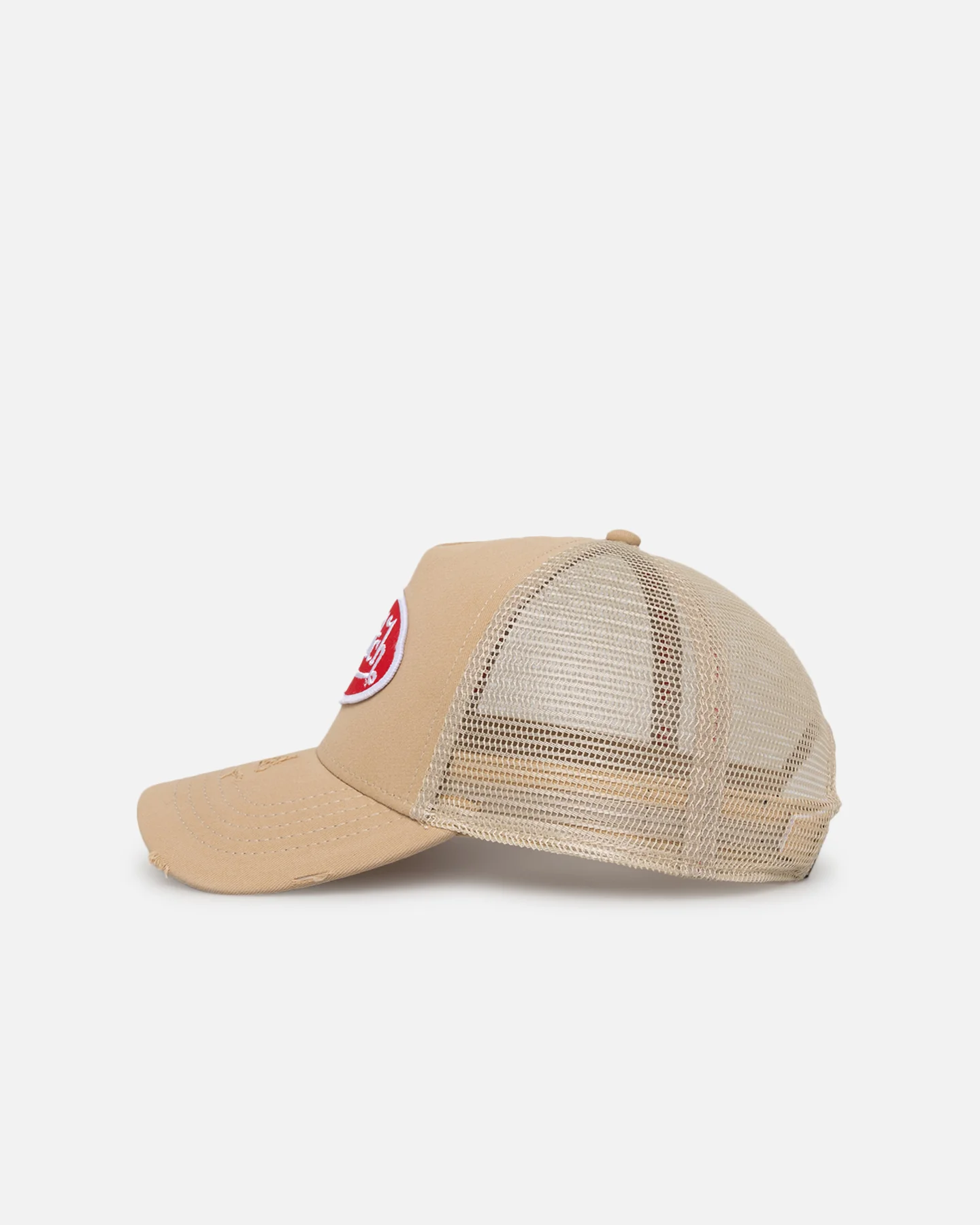 Von Dutch Taupe Trucker Snapback Taupe - Image 4