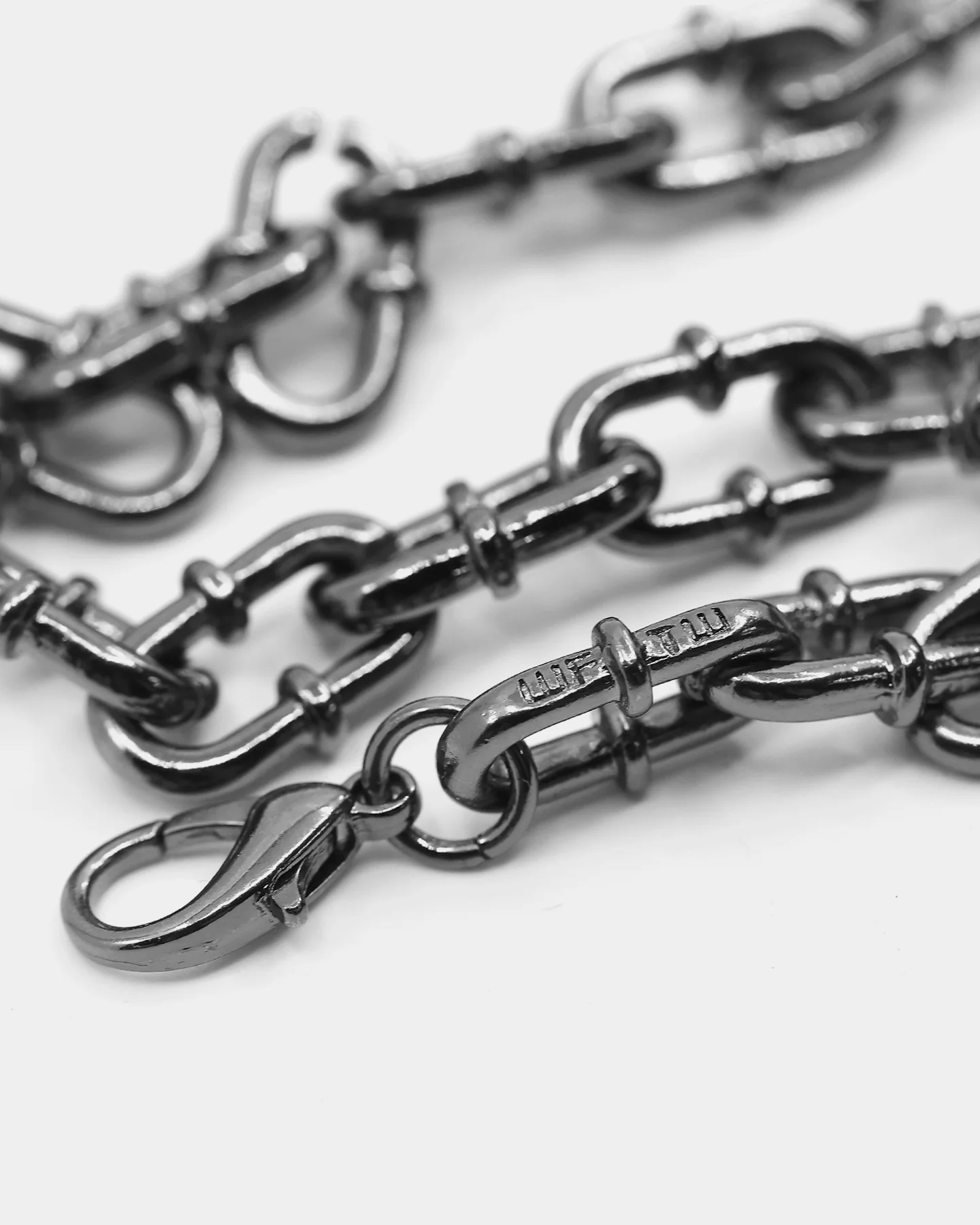 Wild for the Weekend Playing with Fire Chain Bracelet Gunmetal - Image 5