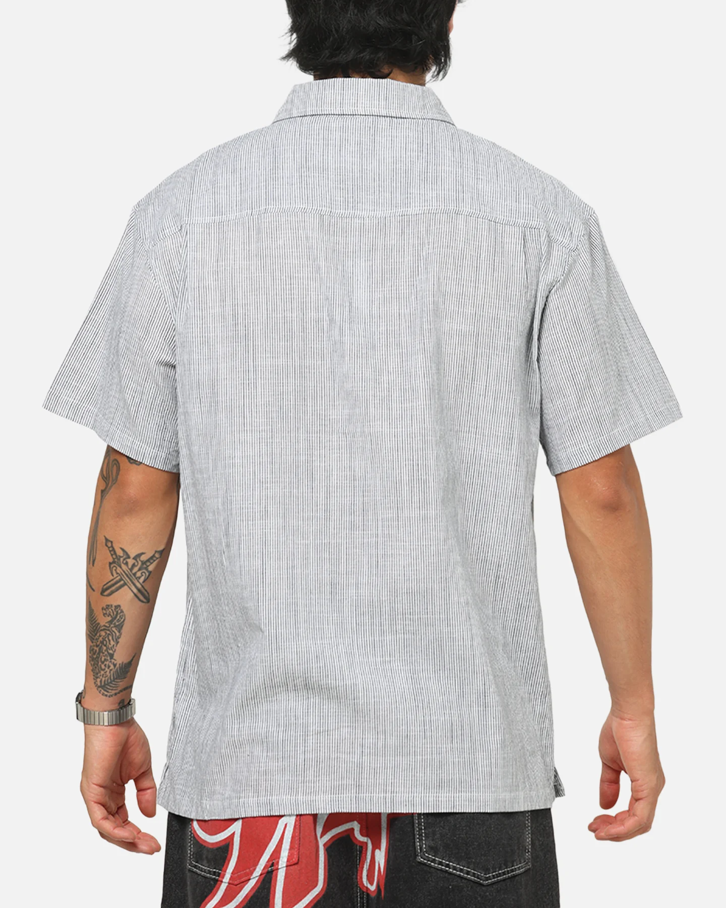 X-Large 91 Star Button Up Shirt White - Image 3
