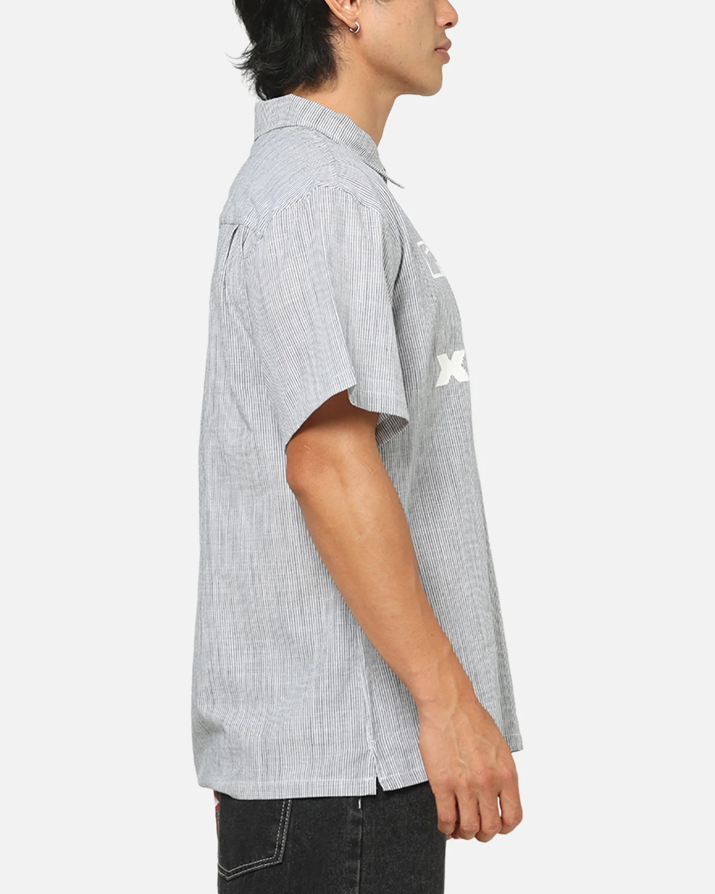X-Large 91 Star Button Up Shirt White - Image 4