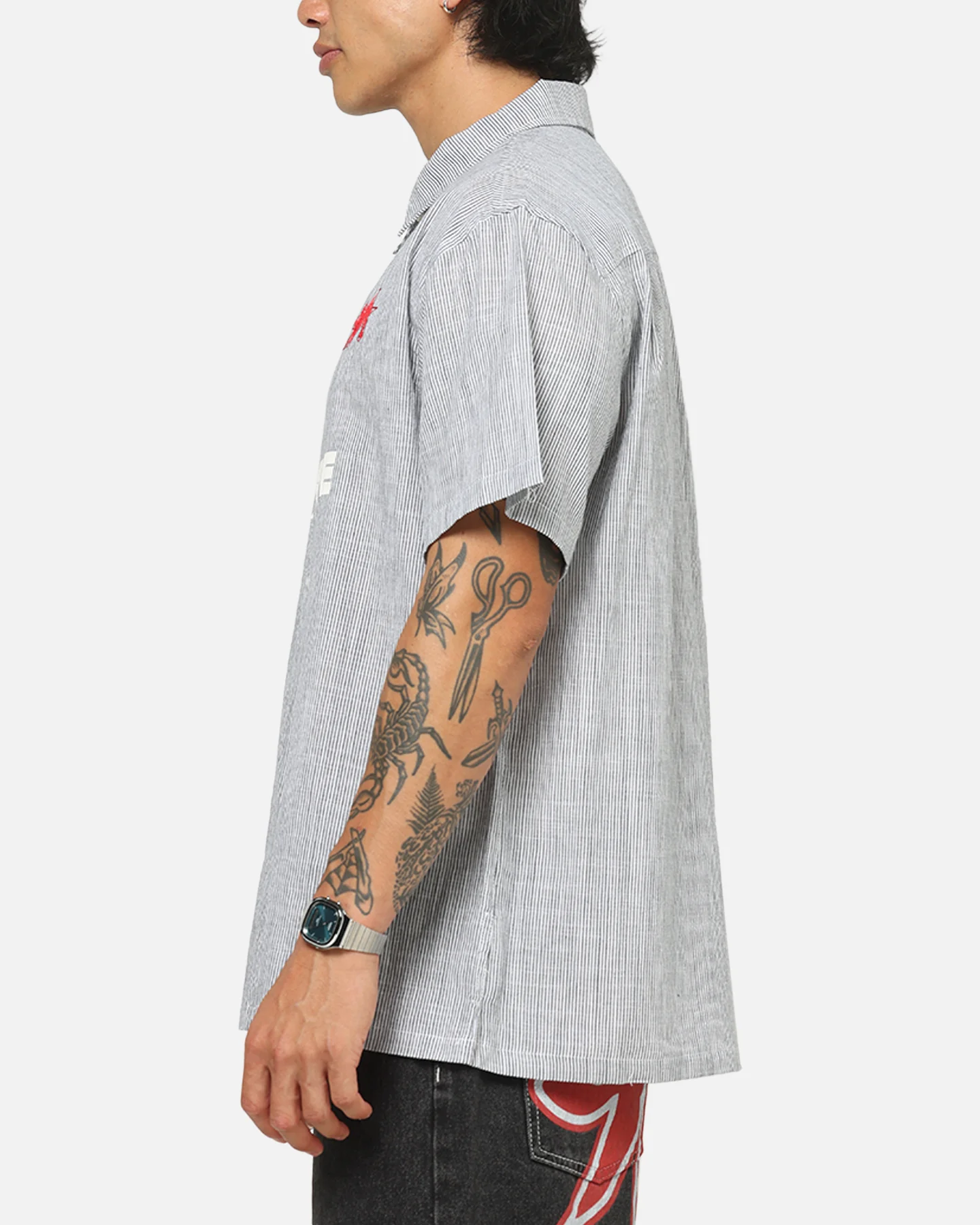 X-Large 91 Star Button Up Shirt White - Image 5