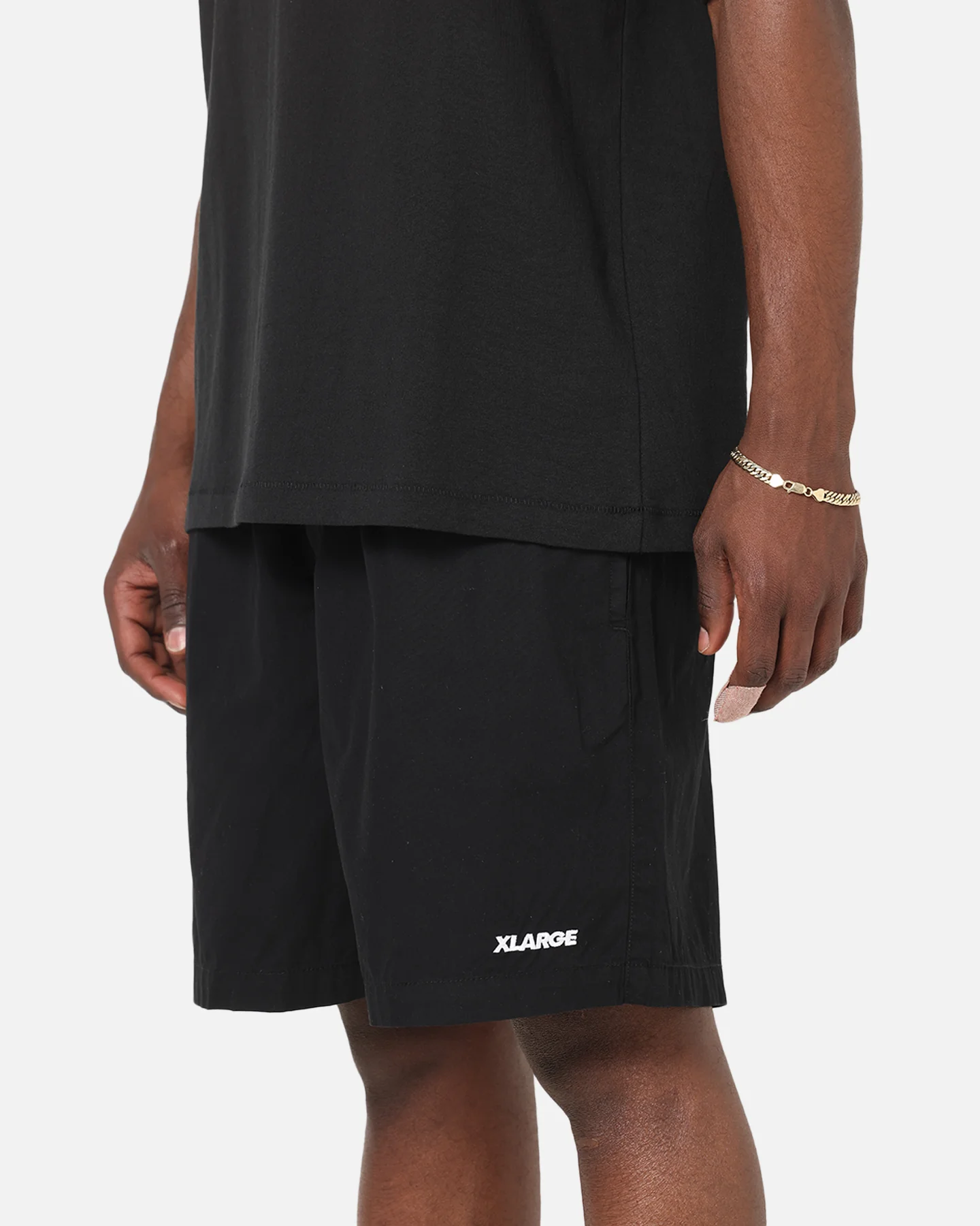 X-Large 91 Stock Beach Shorts Black - Image 3