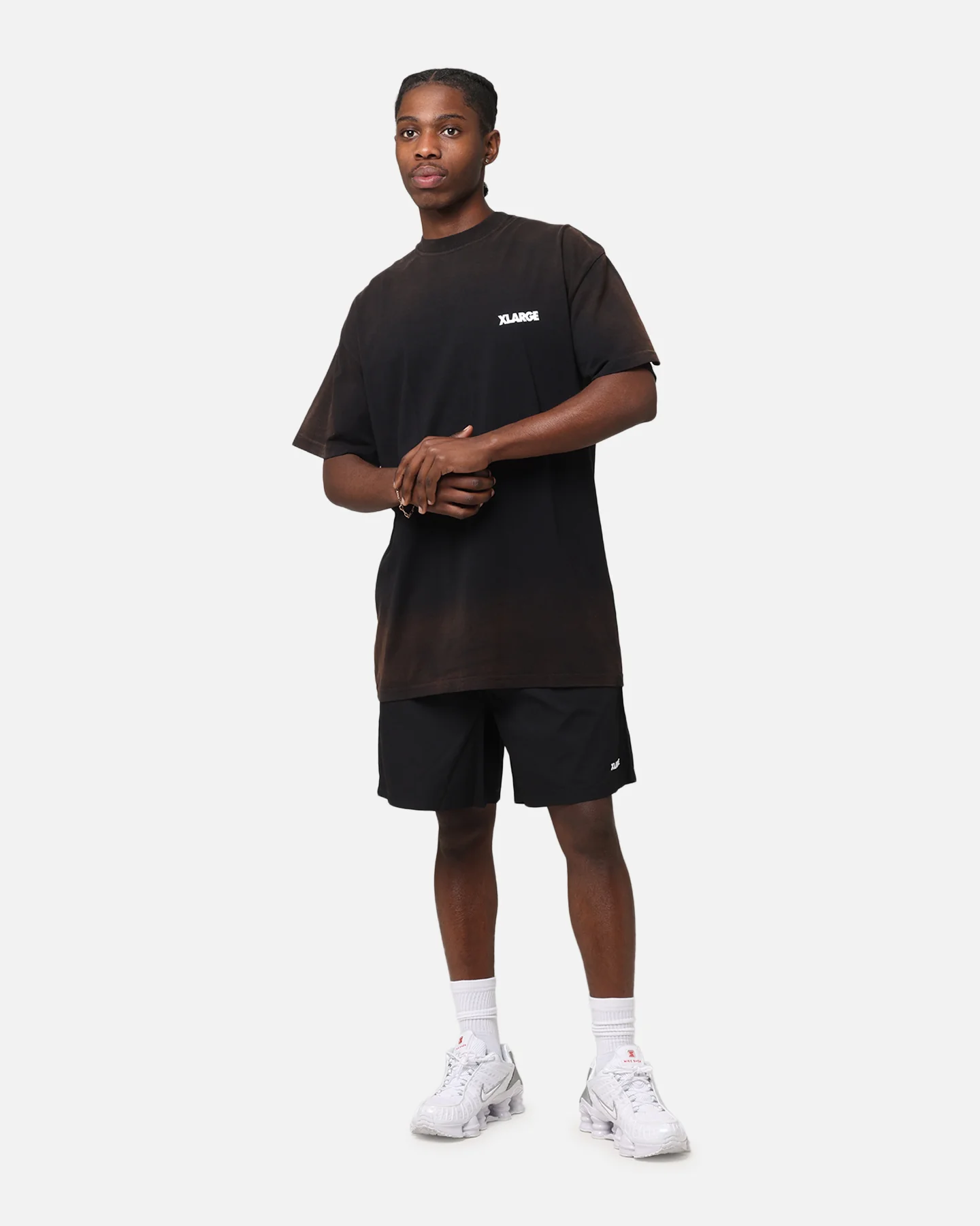 X-Large 91 Stock Beach Shorts Black - Image 2