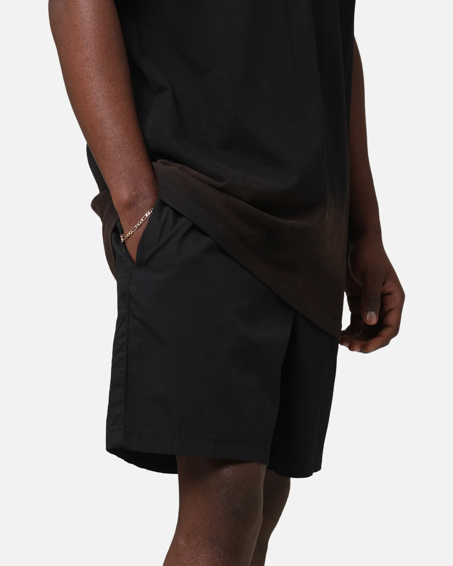 X-Large 91 Stock Beach Shorts Black - Image 3