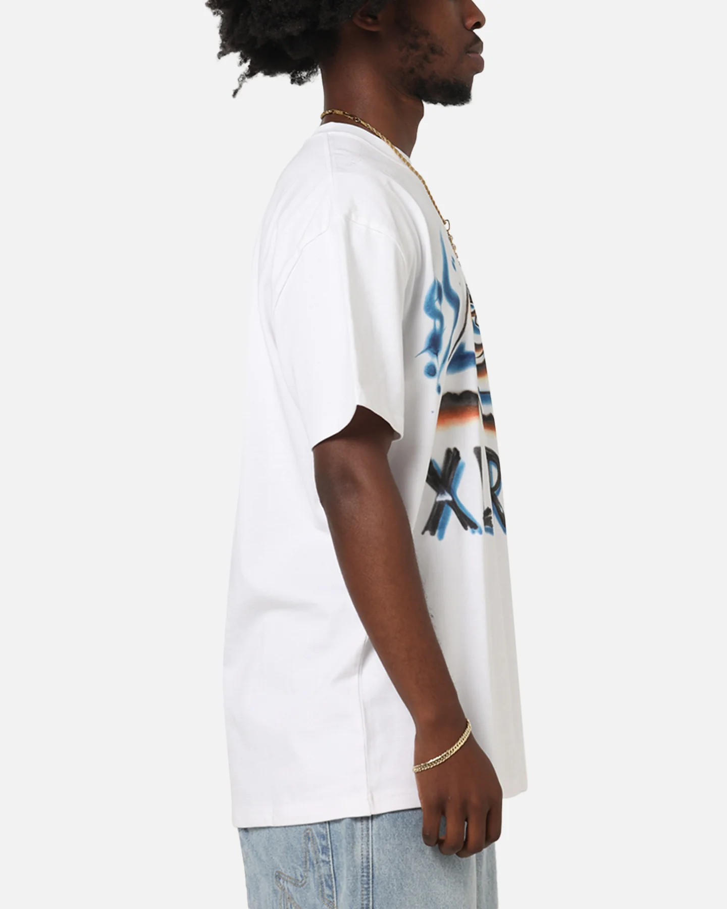 X-Large Airbrush T-Shirt White - Image 4