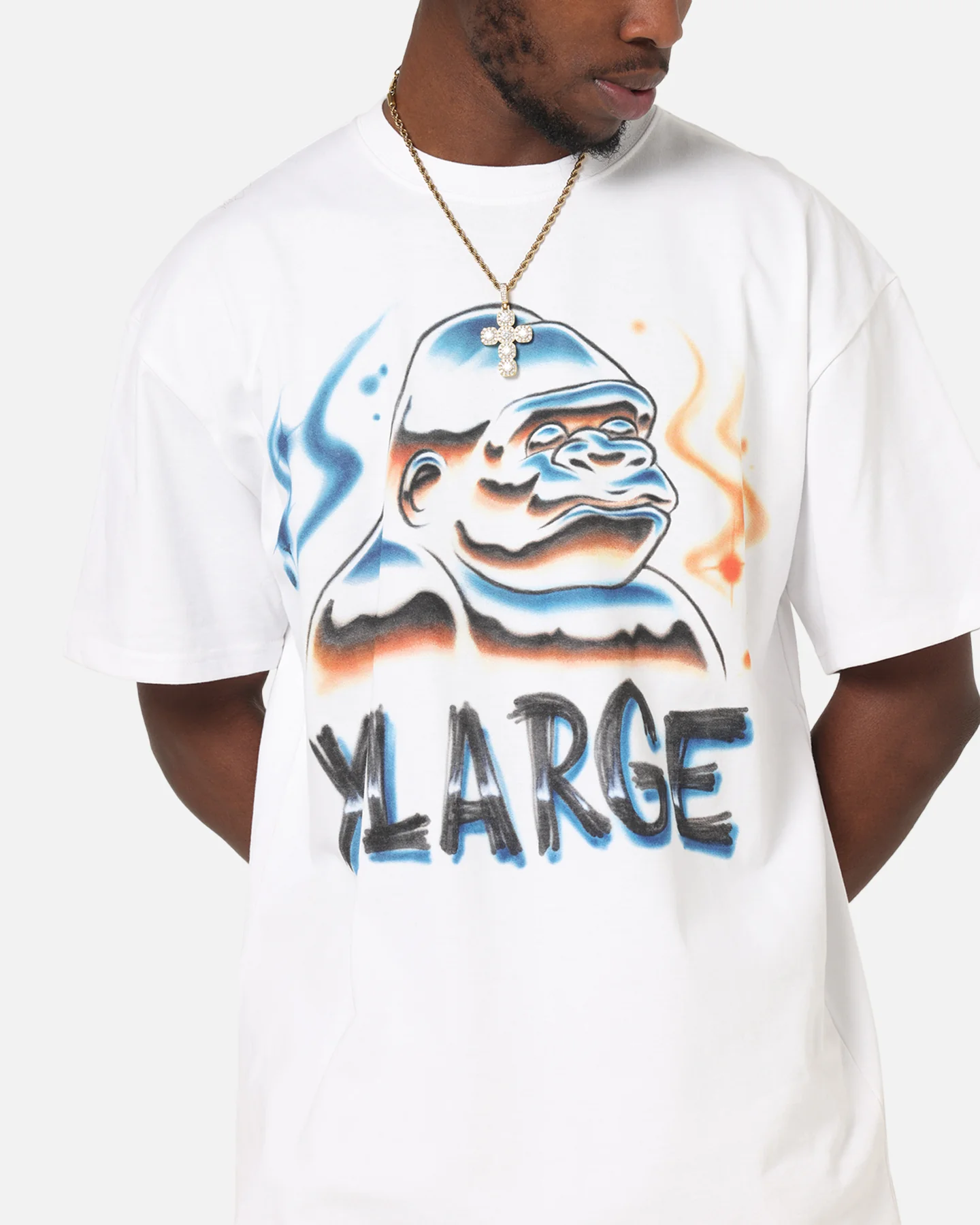 X-Large Airbrush T-Shirt White - Image 6