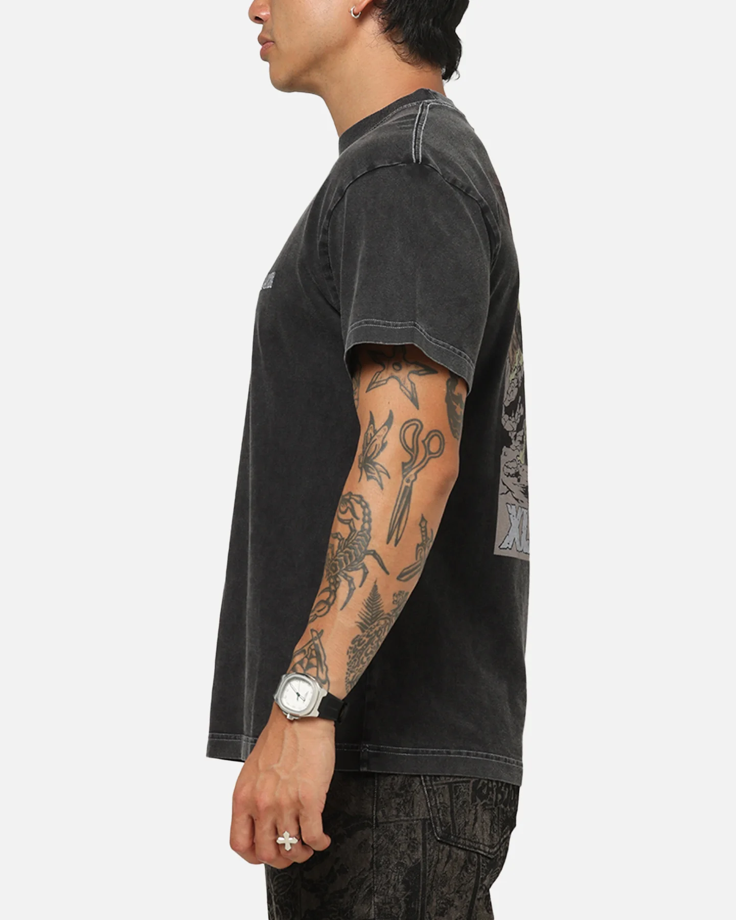 X-Large Comic II T-Shirt Black - Image 6