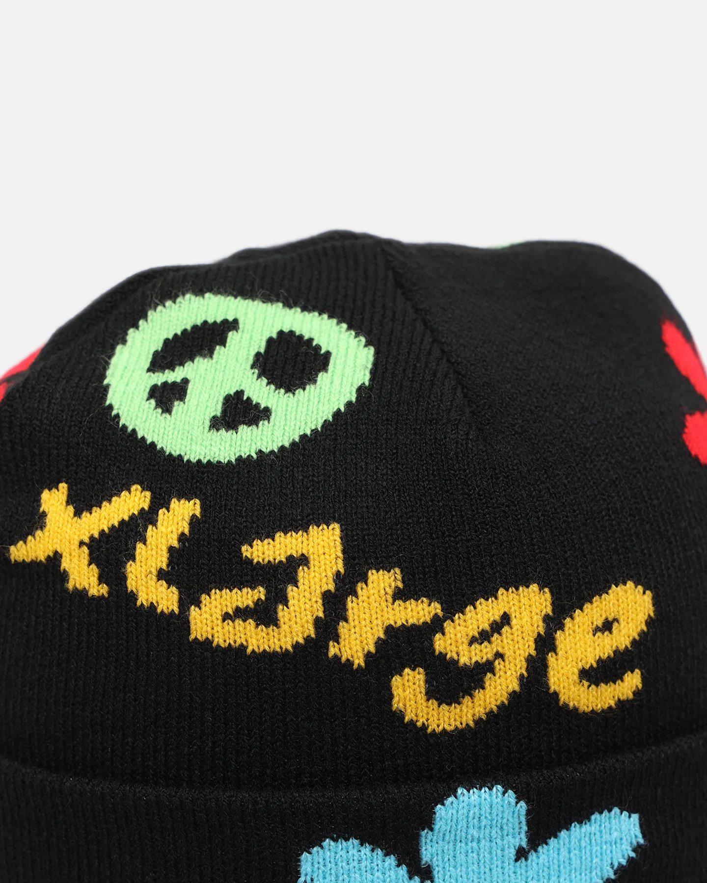 X-Large Peace 91 Mid Beanie Black - Image 6