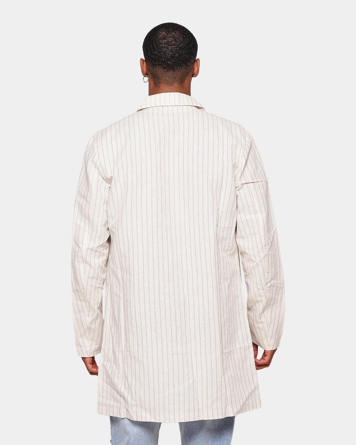 XXIII Corbenic Linen Overcoat Beige - Image 4