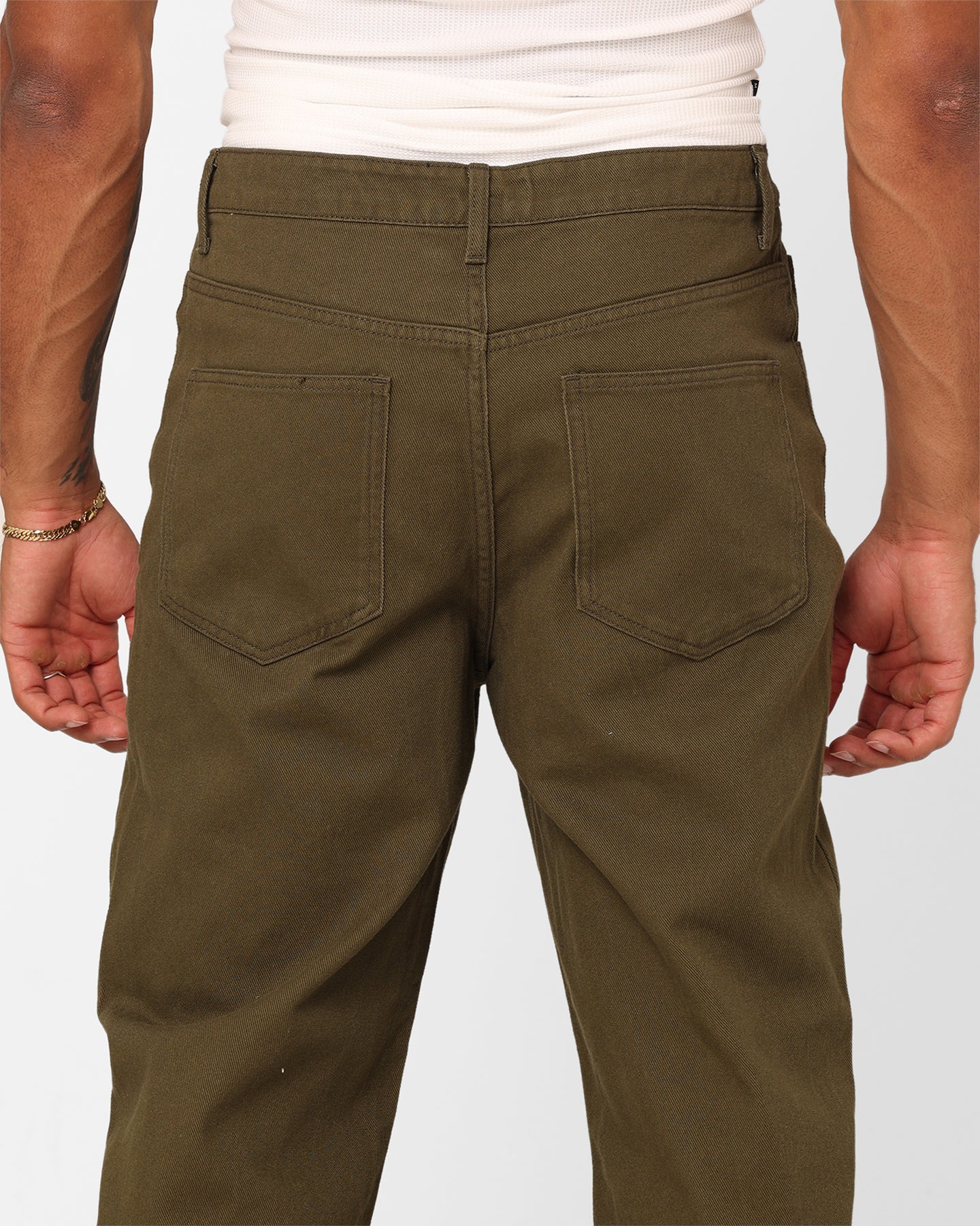 XXIII Dani Baggy Jeans Olive - Image 8
