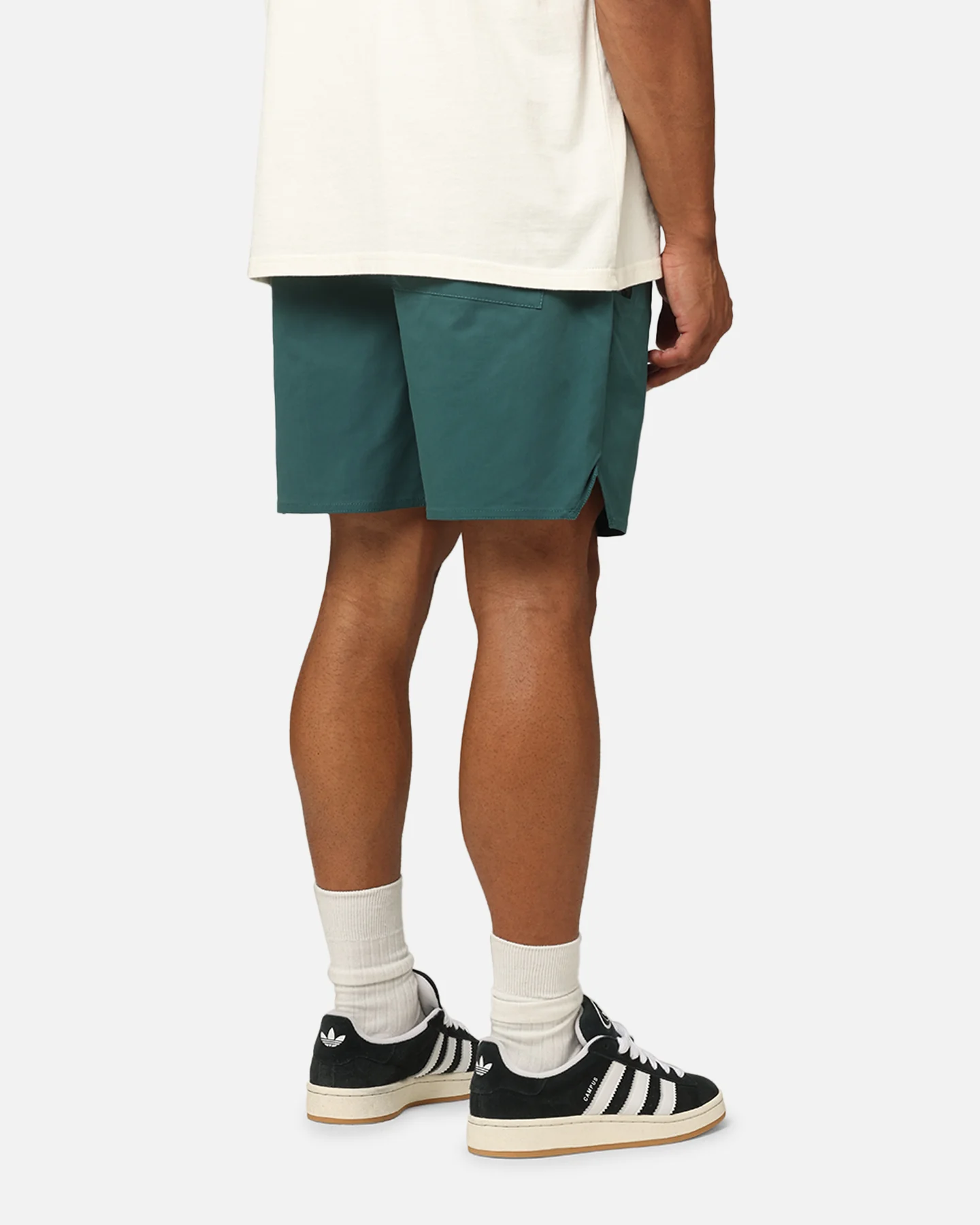 XXIII Elastic Cord Shorts Forest Green - Image 6