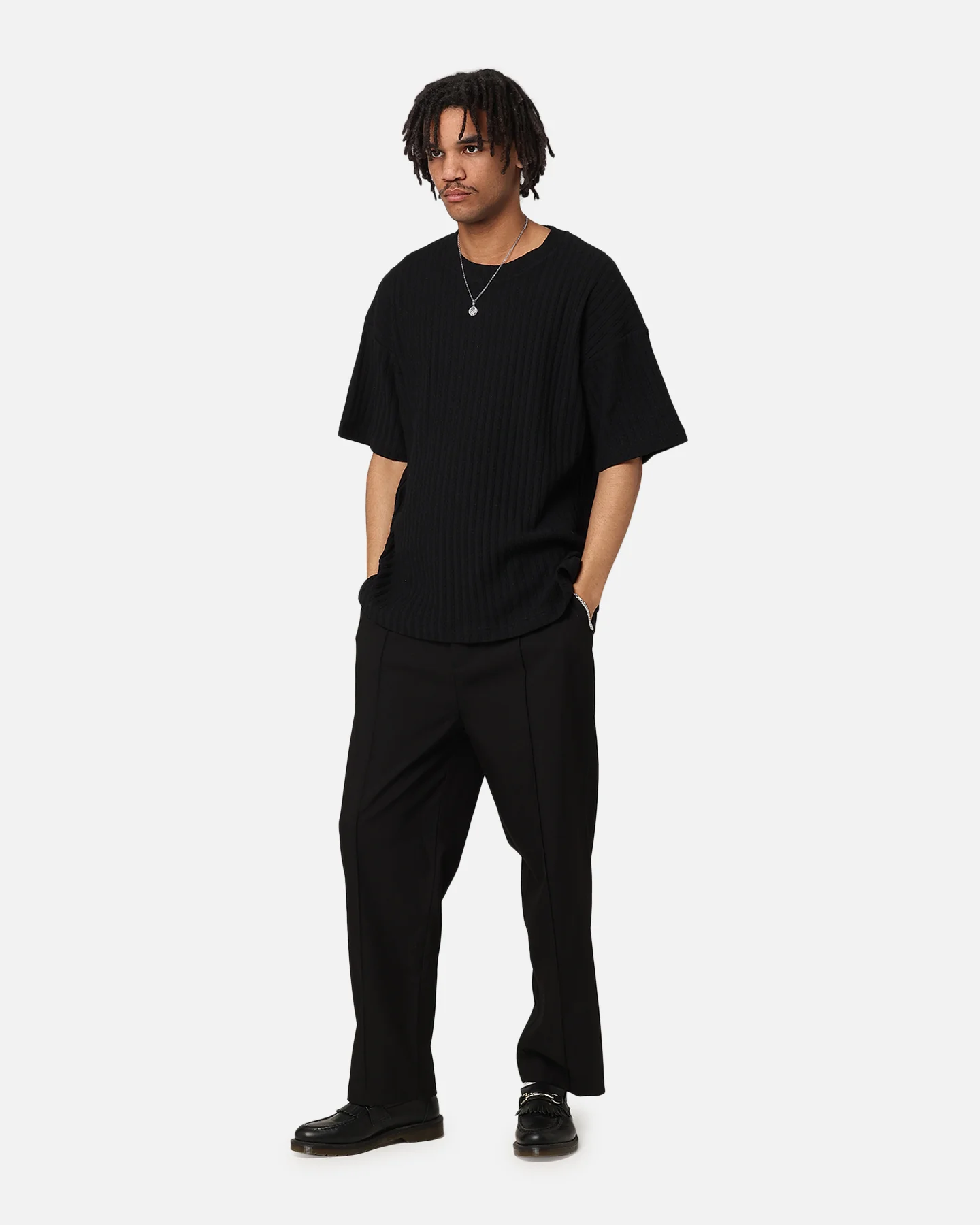 XXIII Karl Knit T-Shirt Black - Image 3