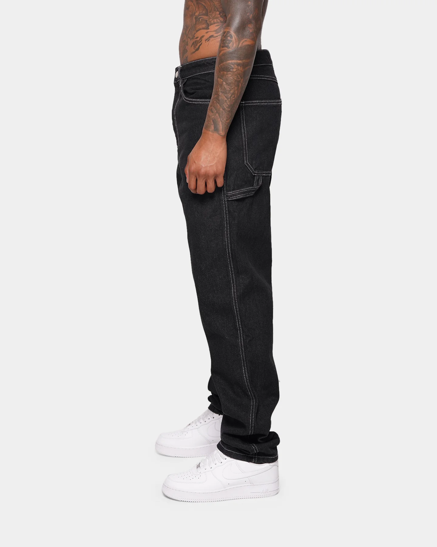 XXIII Newry Baggy Carpenter Jeans Black - Image 4