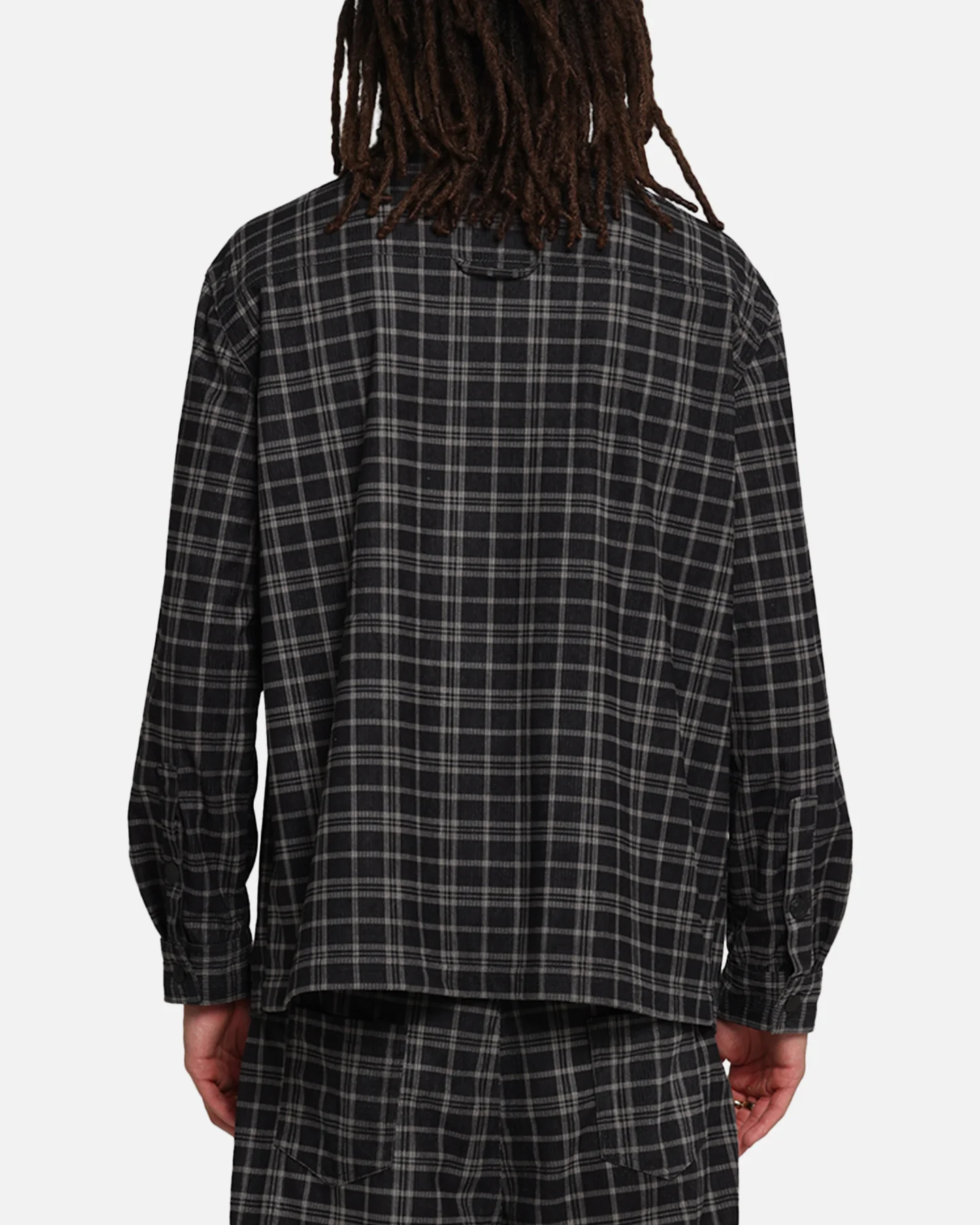 XXIII Plaid Corduroy Jacket Black/Grey - Image 3