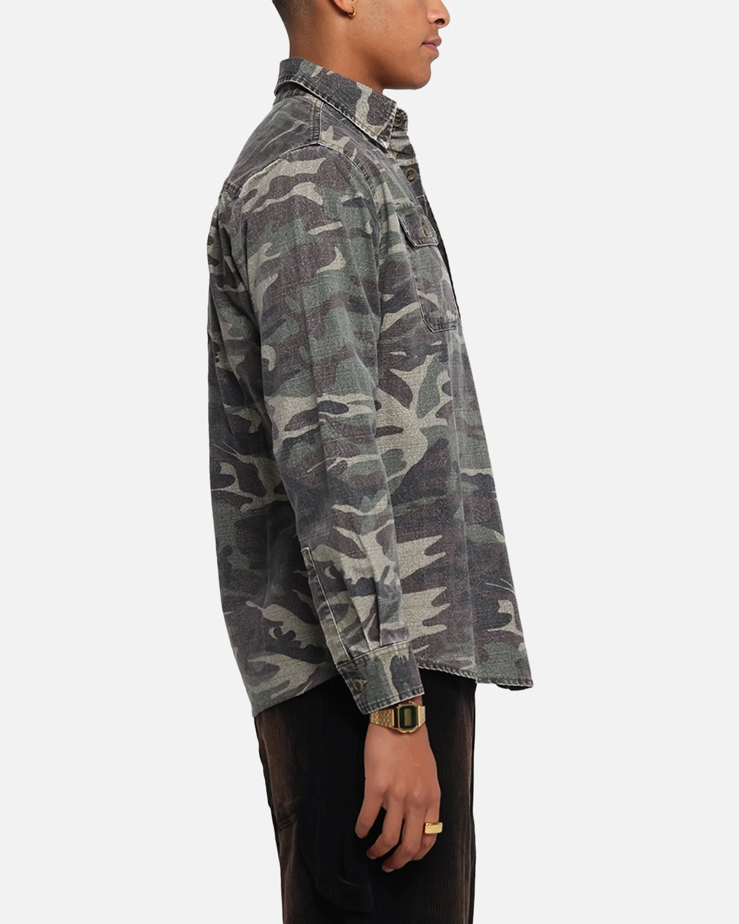 XXIII Slub Overshirt Camo - Image 4