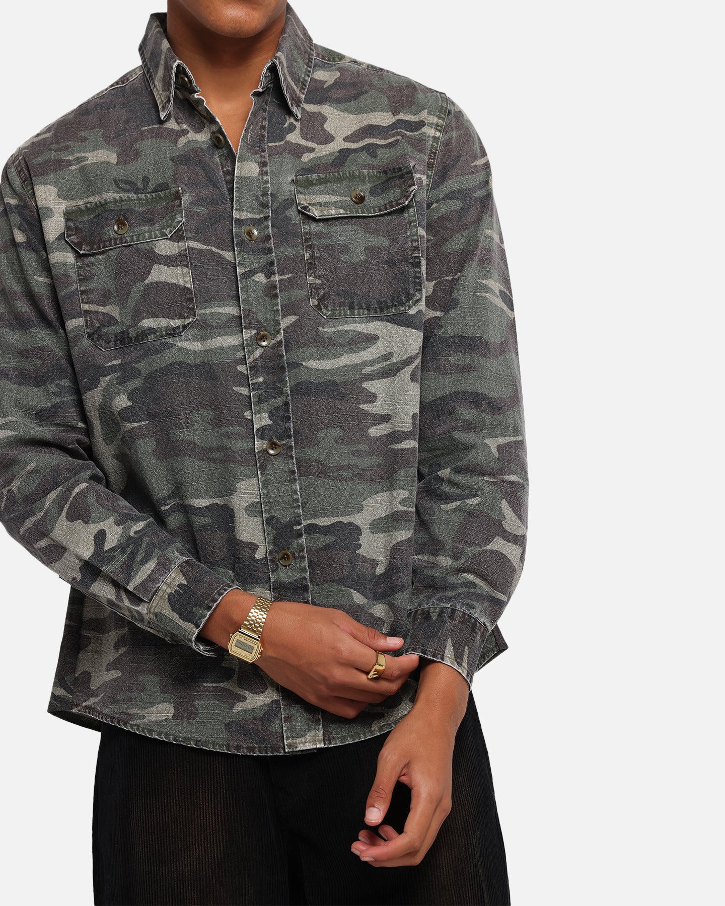 XXIII Slub Overshirt Camo - Image 6