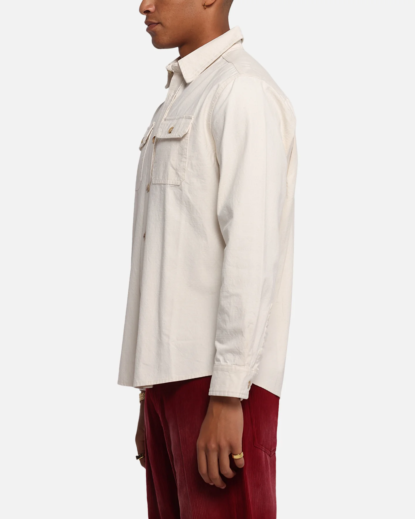 XXIII Slub Overshirt Natural - Image 5