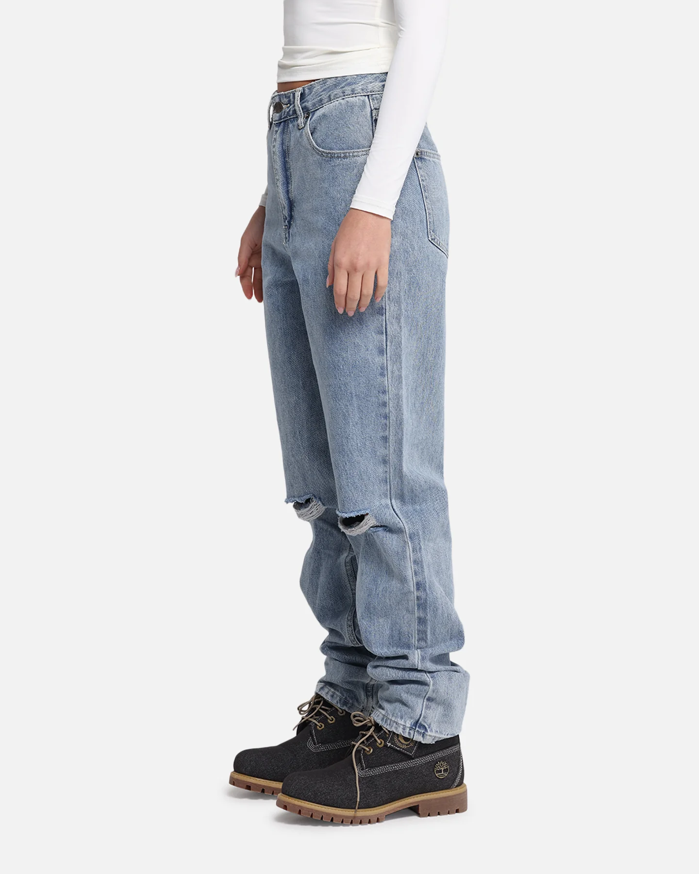 XXIII Women's Straight Leg Jeans Blue Denim - Image 5
