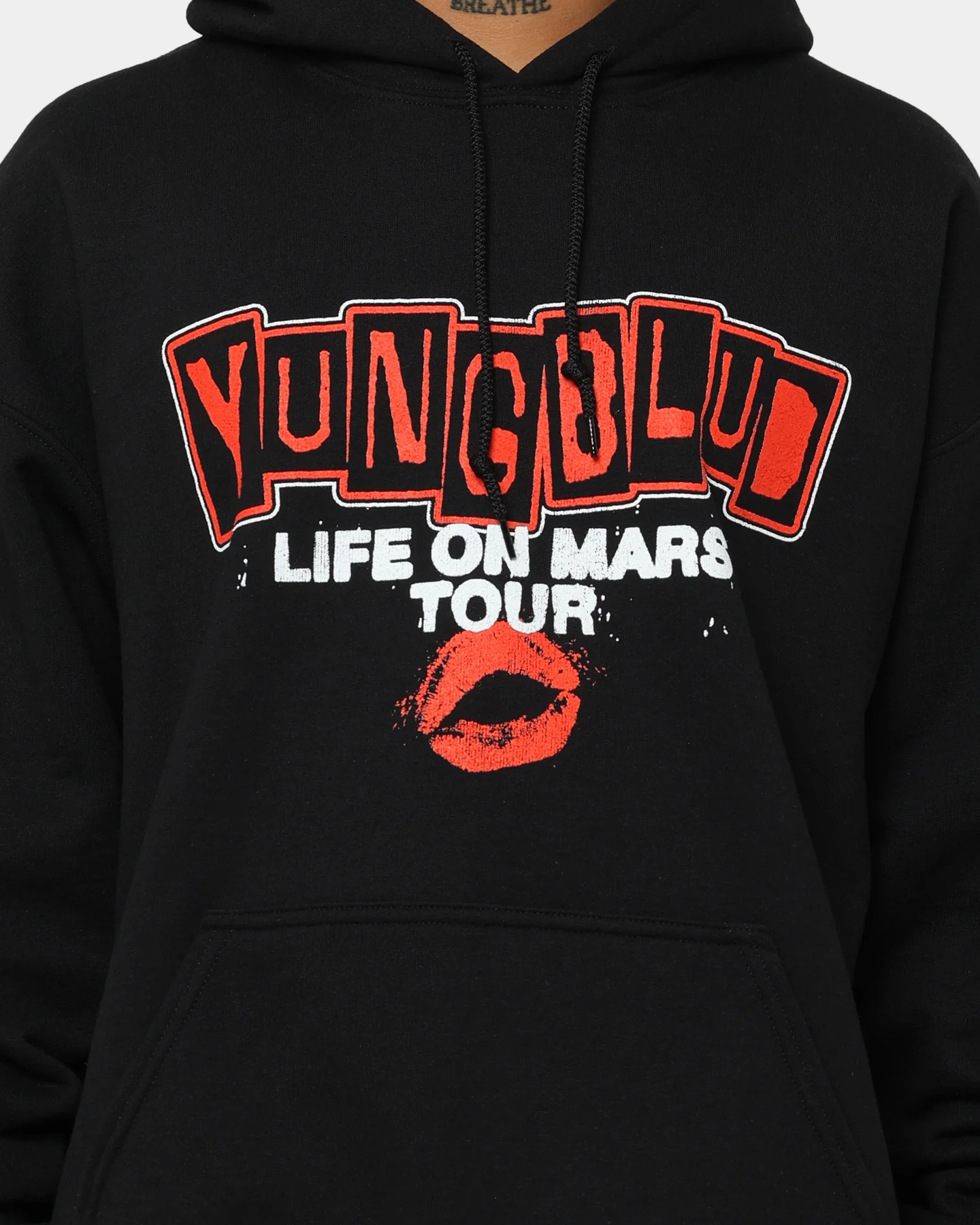 YUNGBLUD Life On Mars Hoodie Black - Image 4