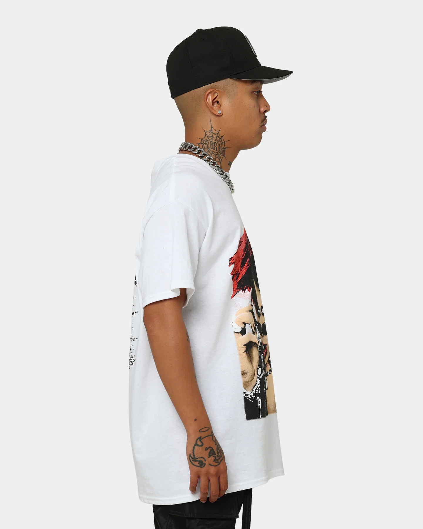 YUNGBLUD Life On Mars Tour Vintage T-Shirt White - Image 7